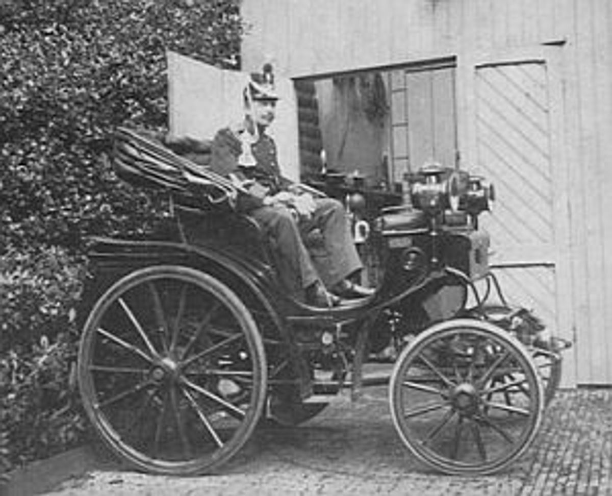 Een Vincke uit 1898. De afgebeelde persoon is niet Cordes.