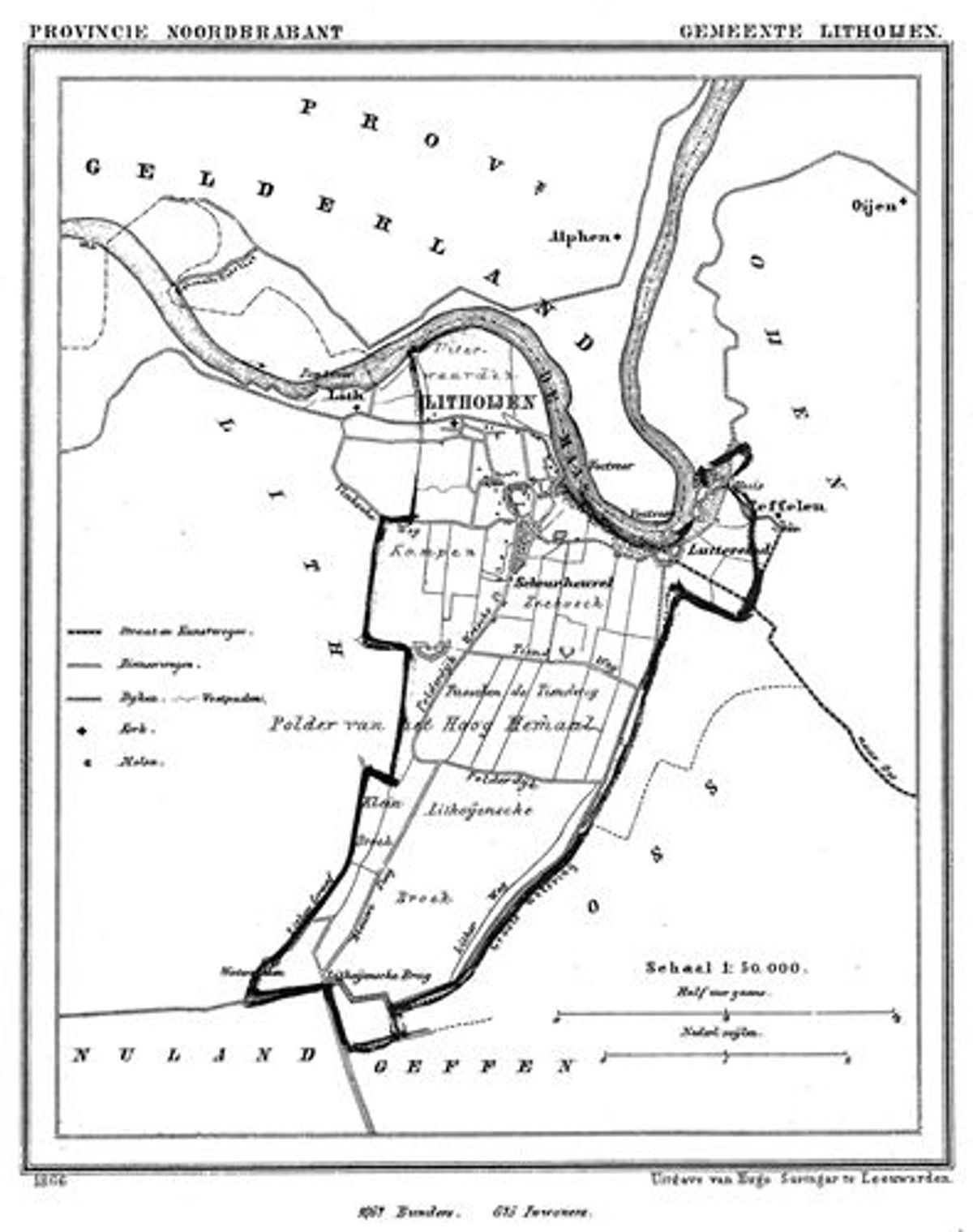 J.Kuiper, gemeente-atlas. Lithoijen, 1866