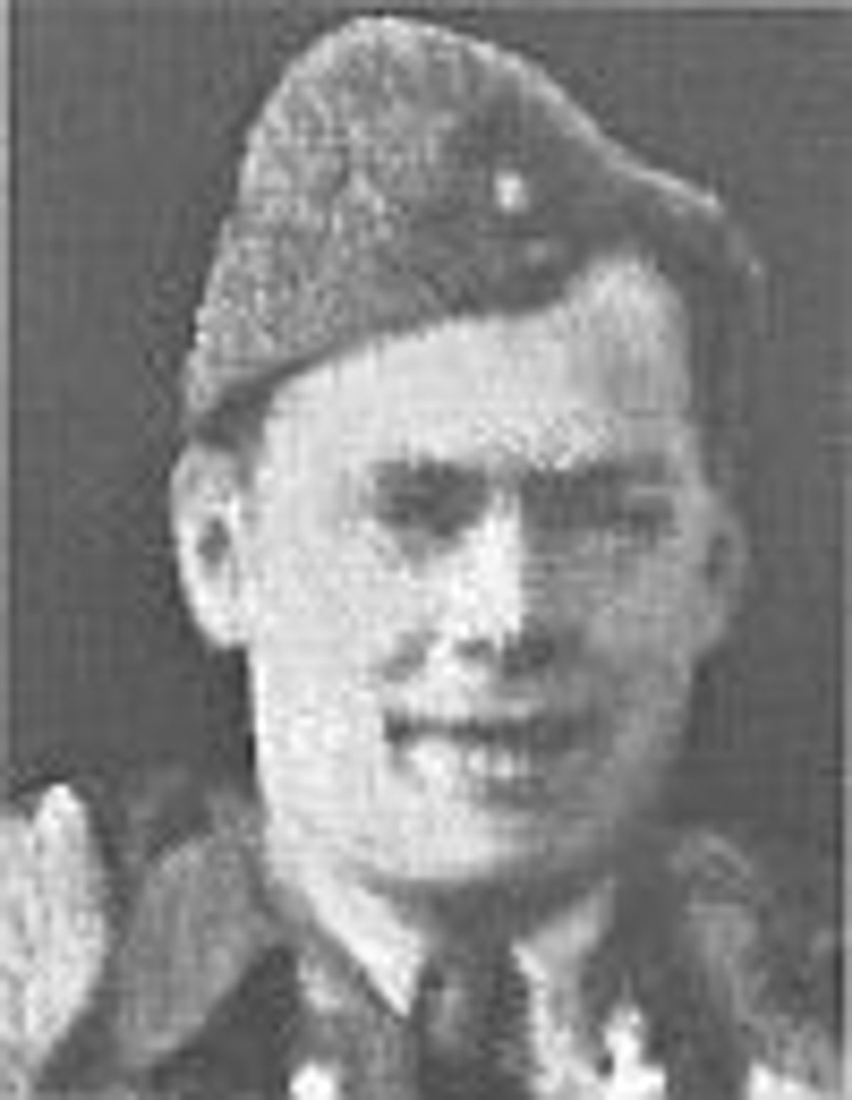 Piloot F/O G.H. Blachford. Bron: A. Verbakel, Het Britse oorlogskerkhof Uden (Uden, 2010)