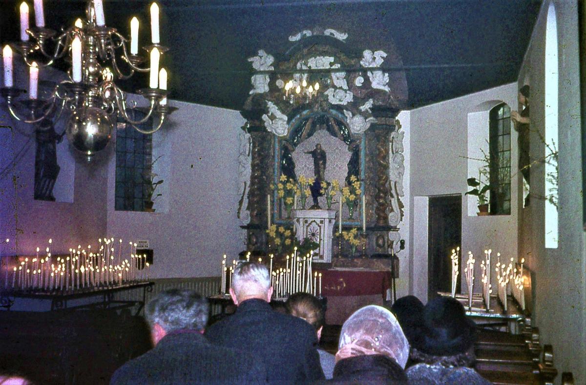 In de kapel in Smakt (foto: Rini de Groot)