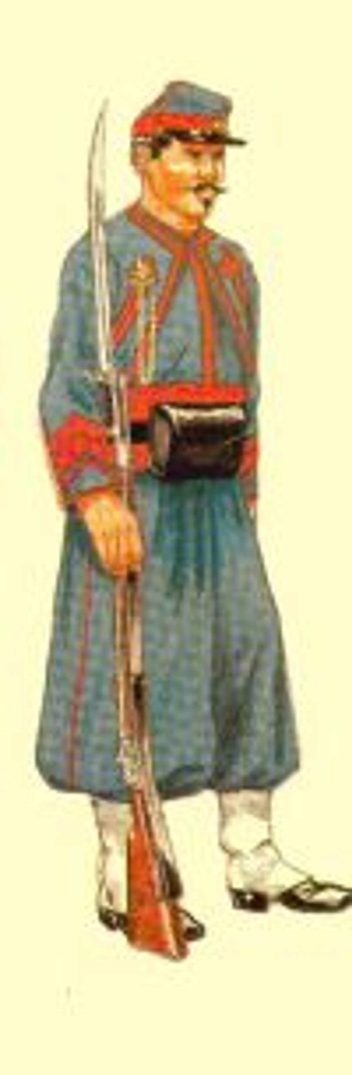 Zouaaf in uniform