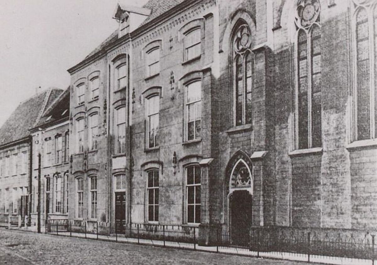 Grave, klooster Wijnberg rond 1900. Foto: BHIC, fotnr. GRA1017