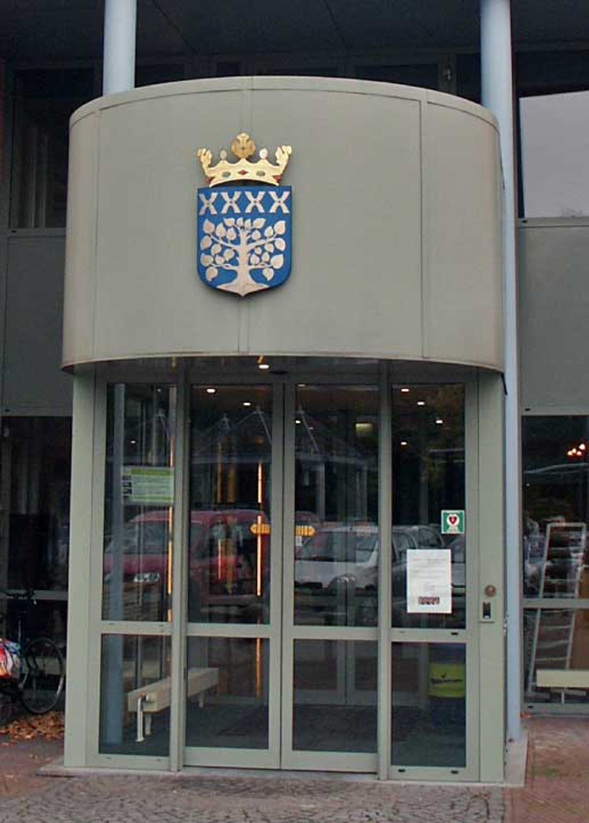 Het nieuwe gemeentewapen van Haaren (foto: BHIC / Henk Buijks, 2009)
