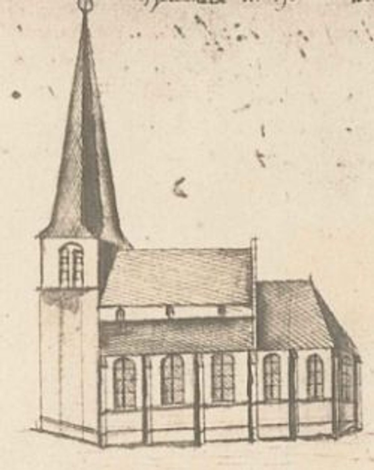 De kerk in Kleinwijk