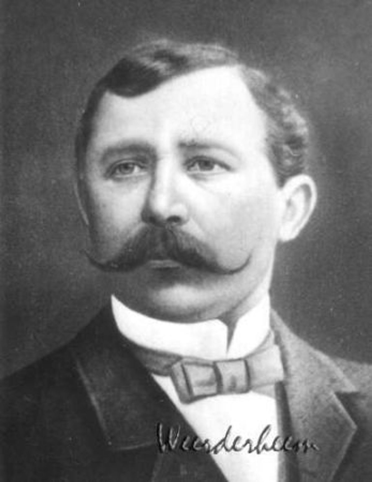 Burgemeester Thijssen, 1903-1911 (bron: HKK Weerderheem, collectie Mélotte)