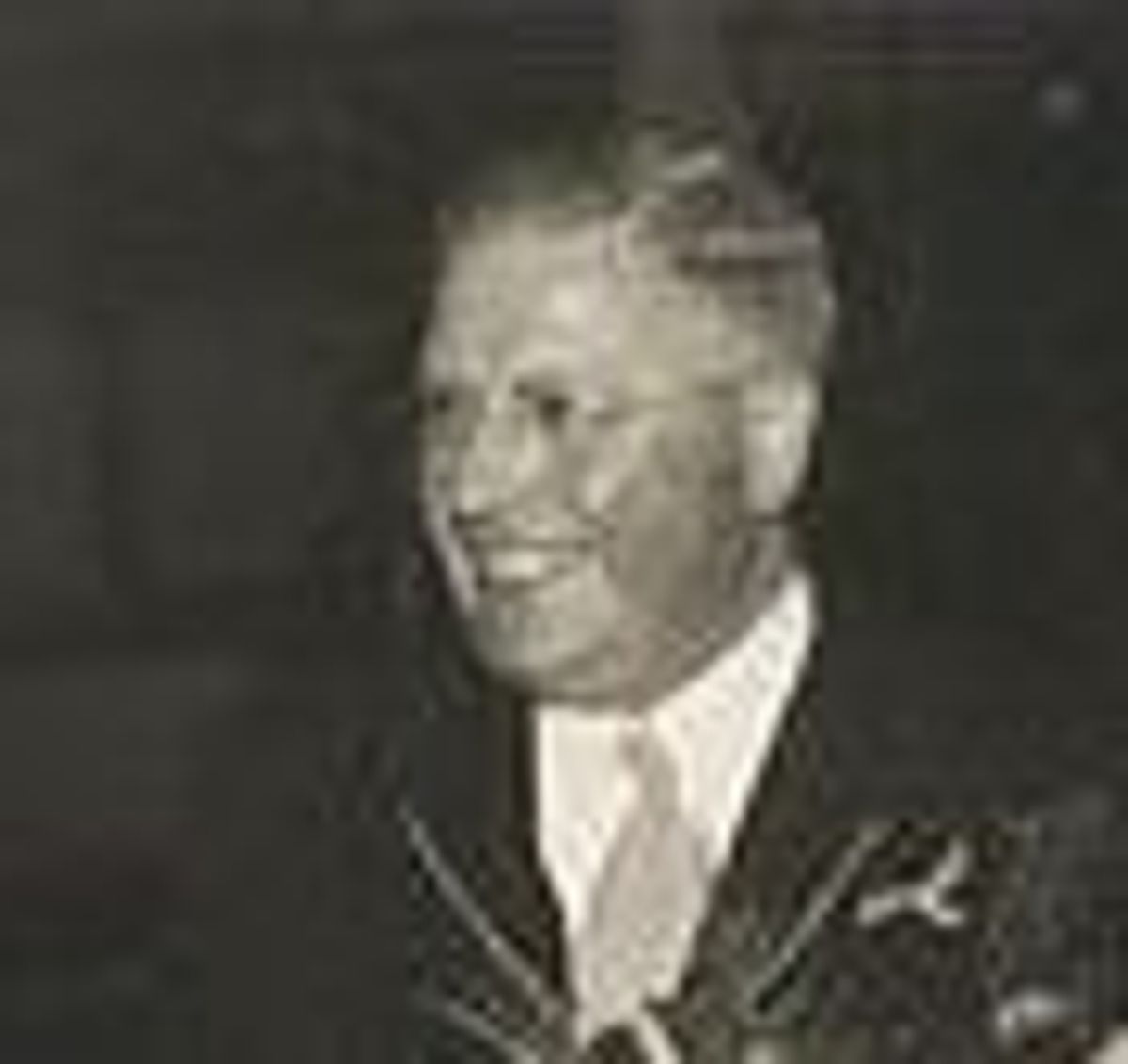 Burgemeester Van der Hooft (foto: Regionaal Archief West-Brabant)