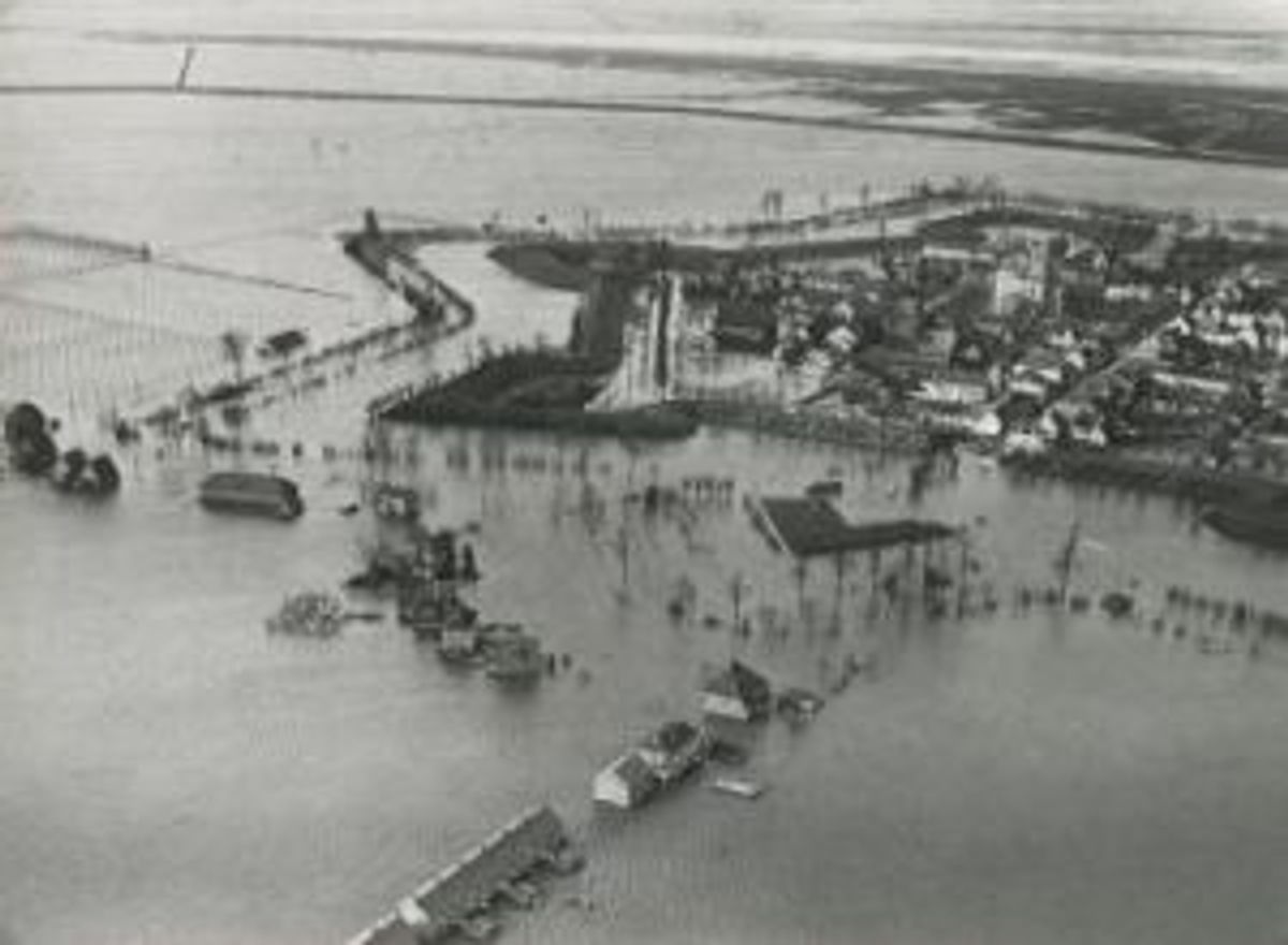Willemstad in februari 1953 (foto: Regionaal Archief West-Brabant)
