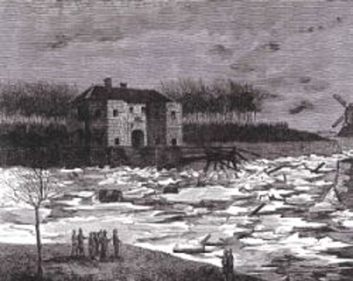 De Vughterpoort, foto uit de Katholieke Illustratie