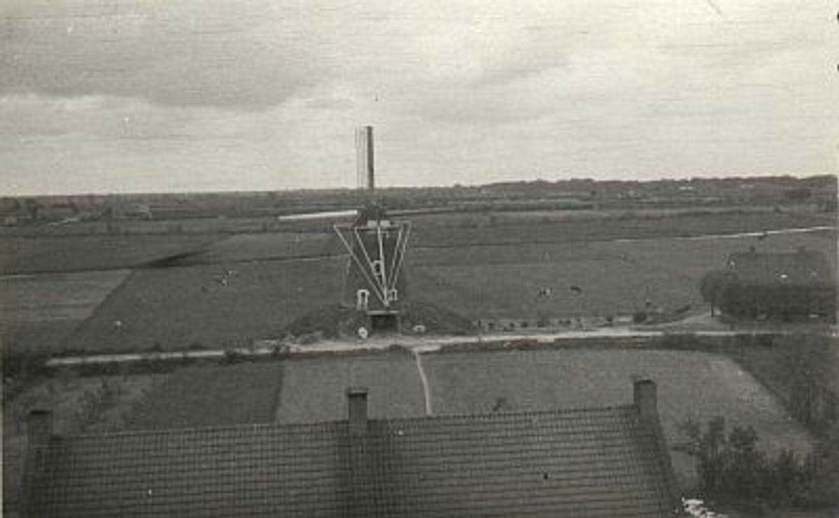 Escharen, molen aan de Zanddijk, 1948
