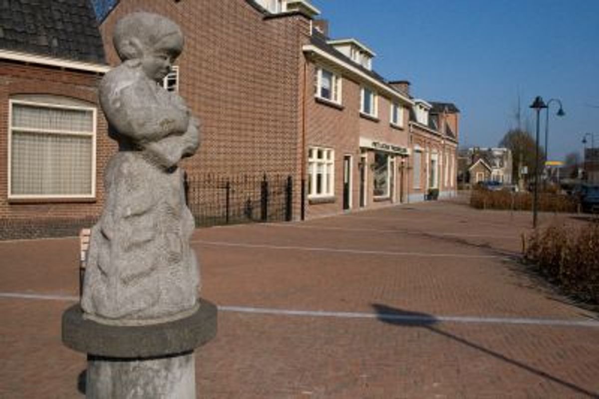 De opgeknapte Sluisstraat in 2012