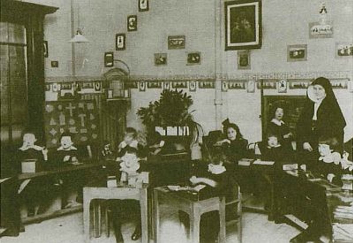 Een zogenaamde observatieklas in Huize Vincentius (Foto: Archief Zusters van de Choorstraat)