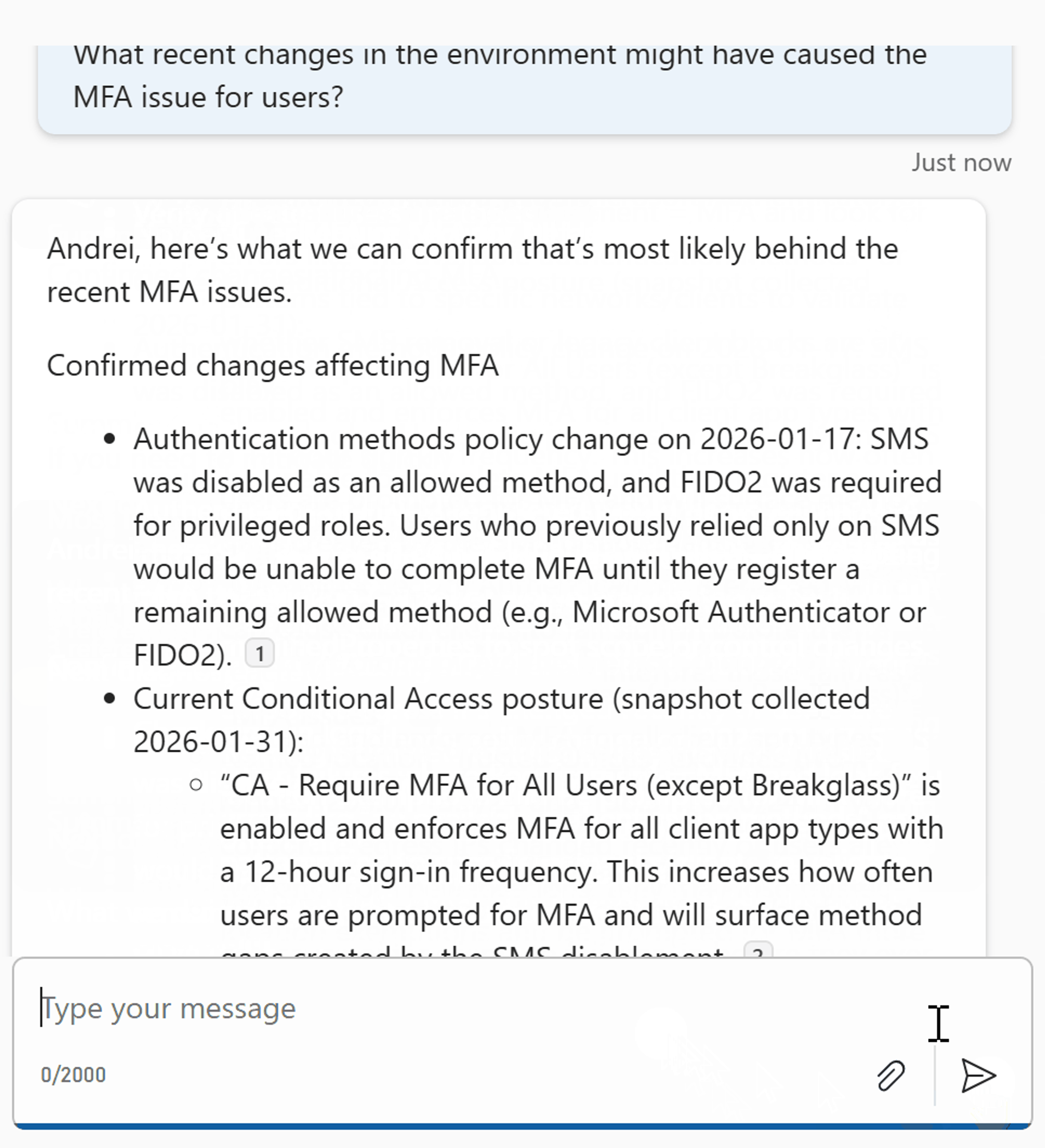 Panorama AI IT Assistant Answer