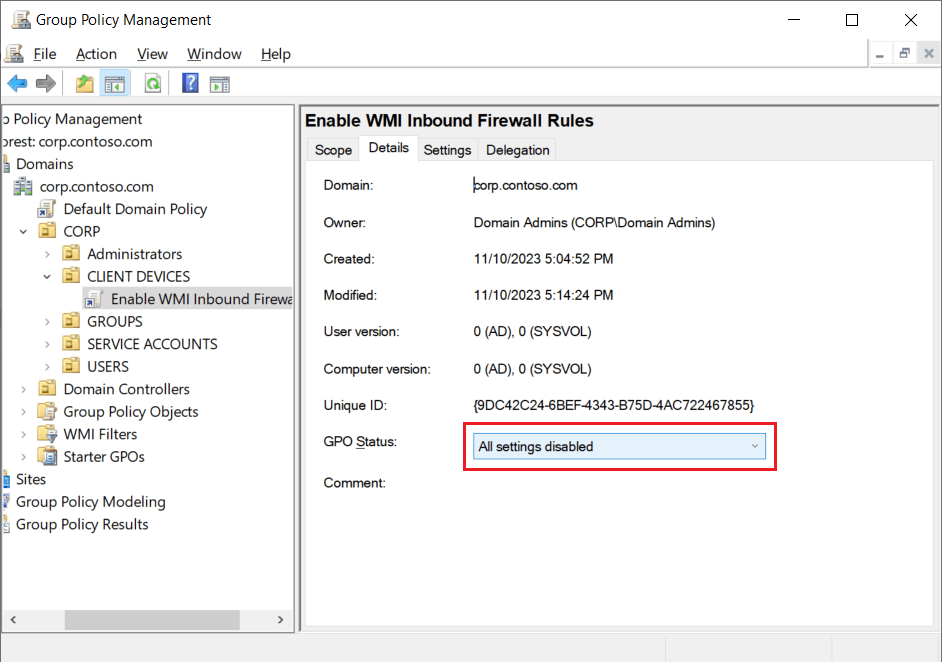 Enable Windows Firewall Rules with Group Policy screenshot 7