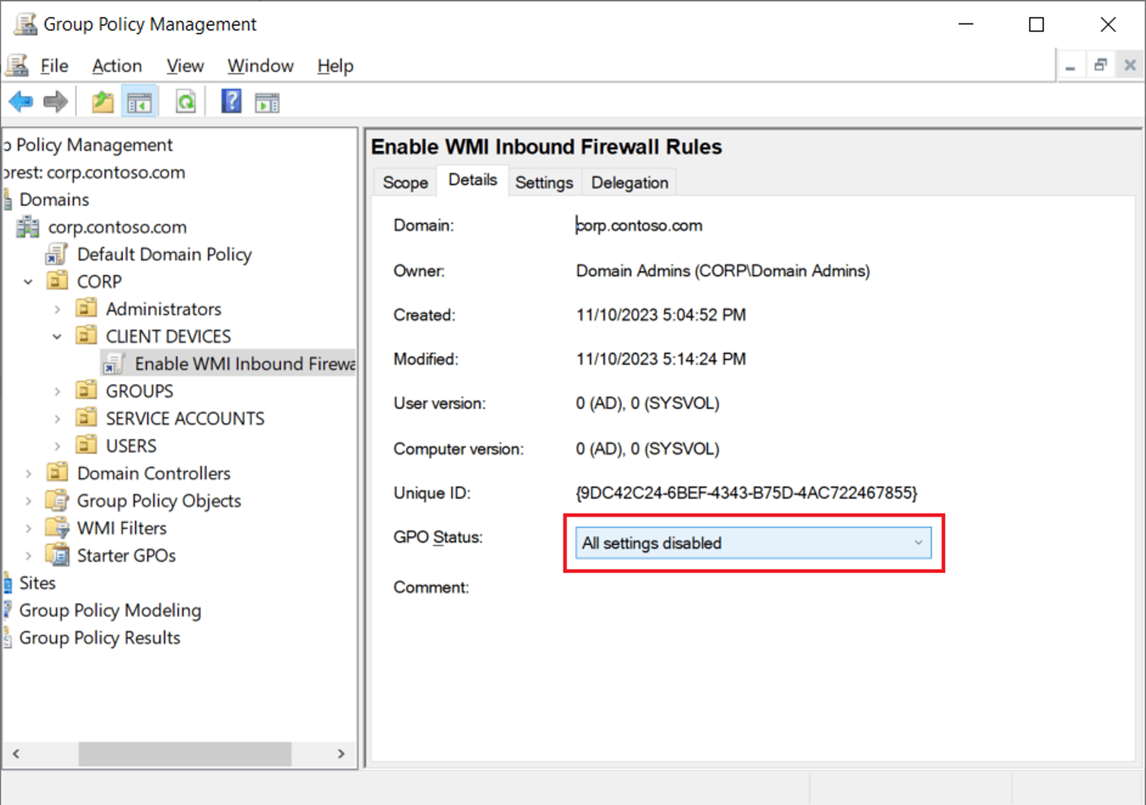 Enable Windows Firewall Rules with Group Policy screenshot 7