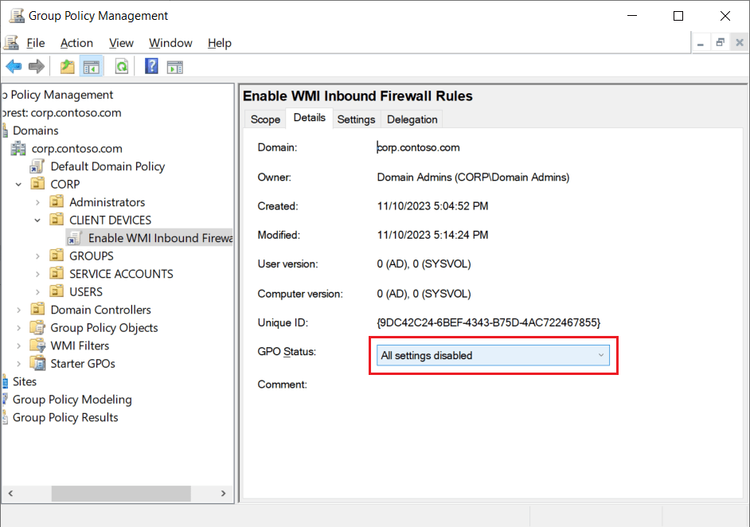Enable Windows Firewall Rules with Group Policy