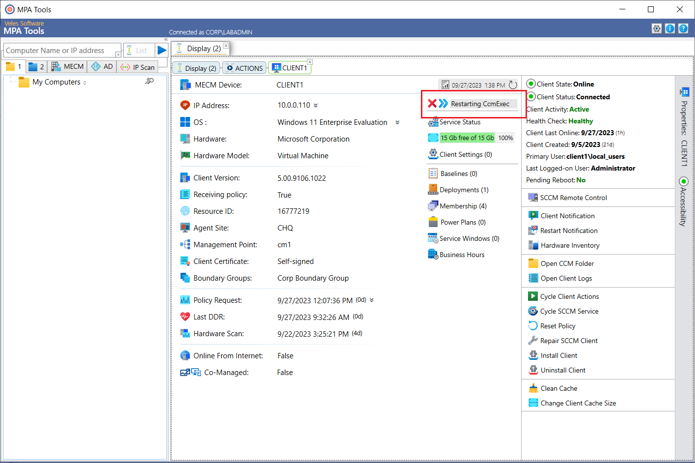 SCCM Client Cache Size screenshot 7