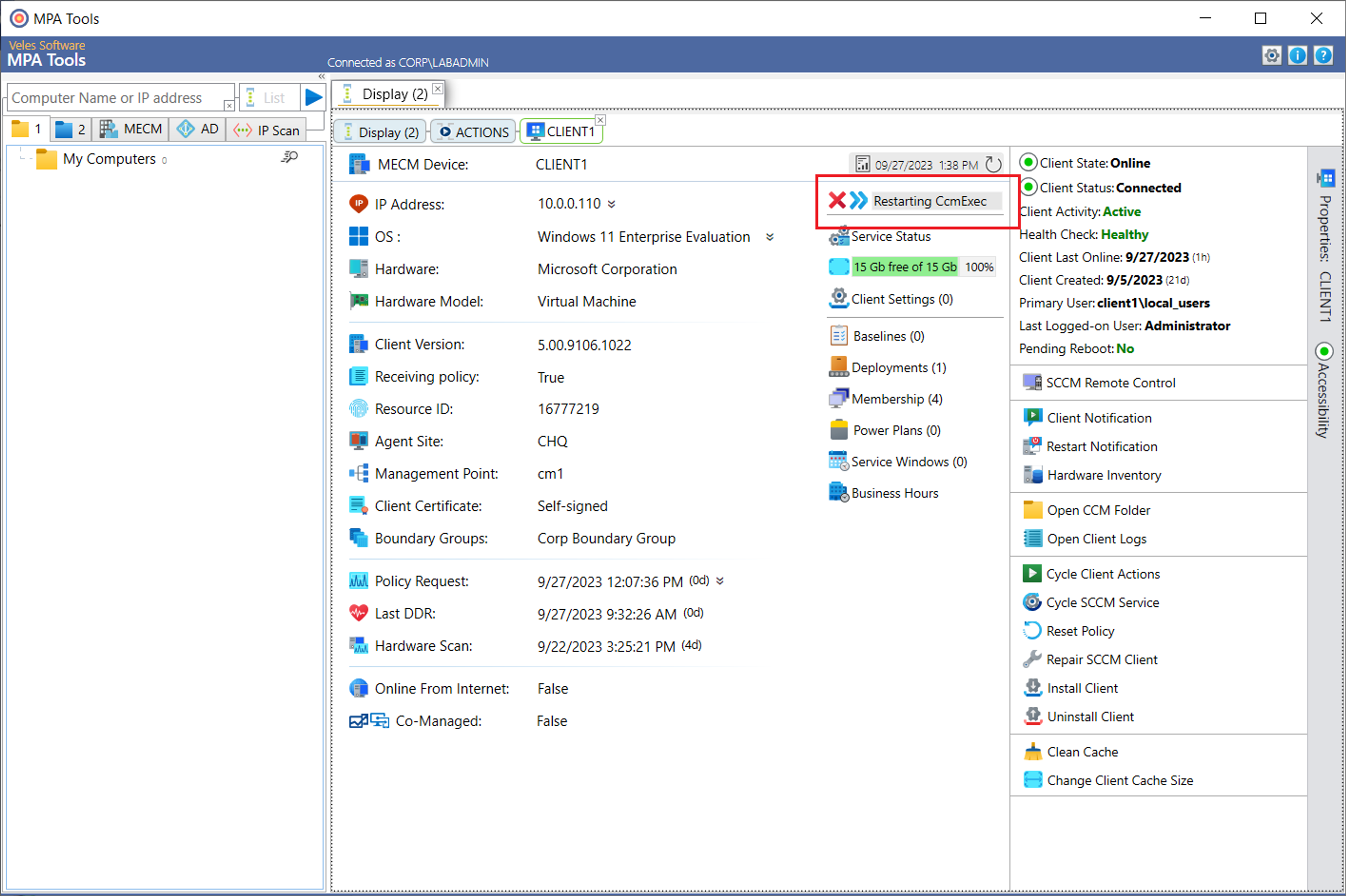 SCCM Client Cache Size screenshot 7