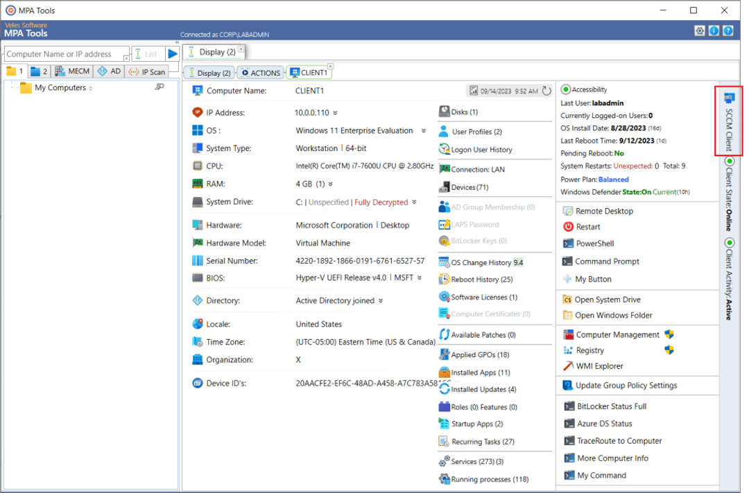 SCCM Clear Client Cache