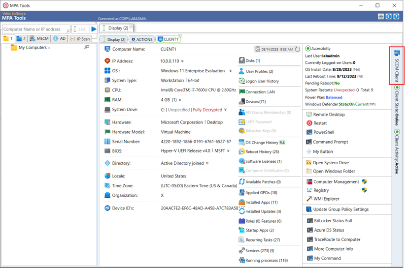 SCCM Clear Client Cache