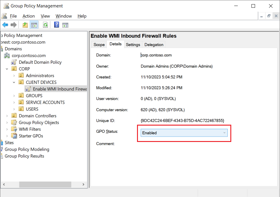 Enable Windows Firewall Rules with Group Policy screenshot 22