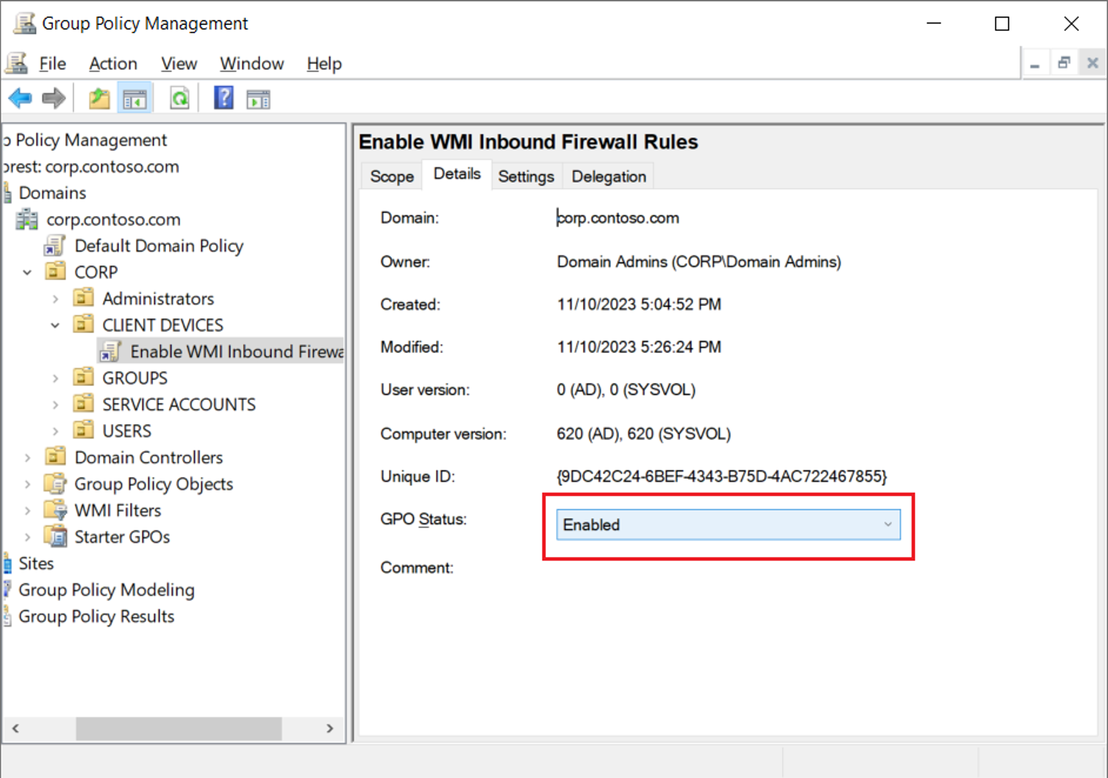 Enable Windows Firewall Rules with Group Policy screenshot 22