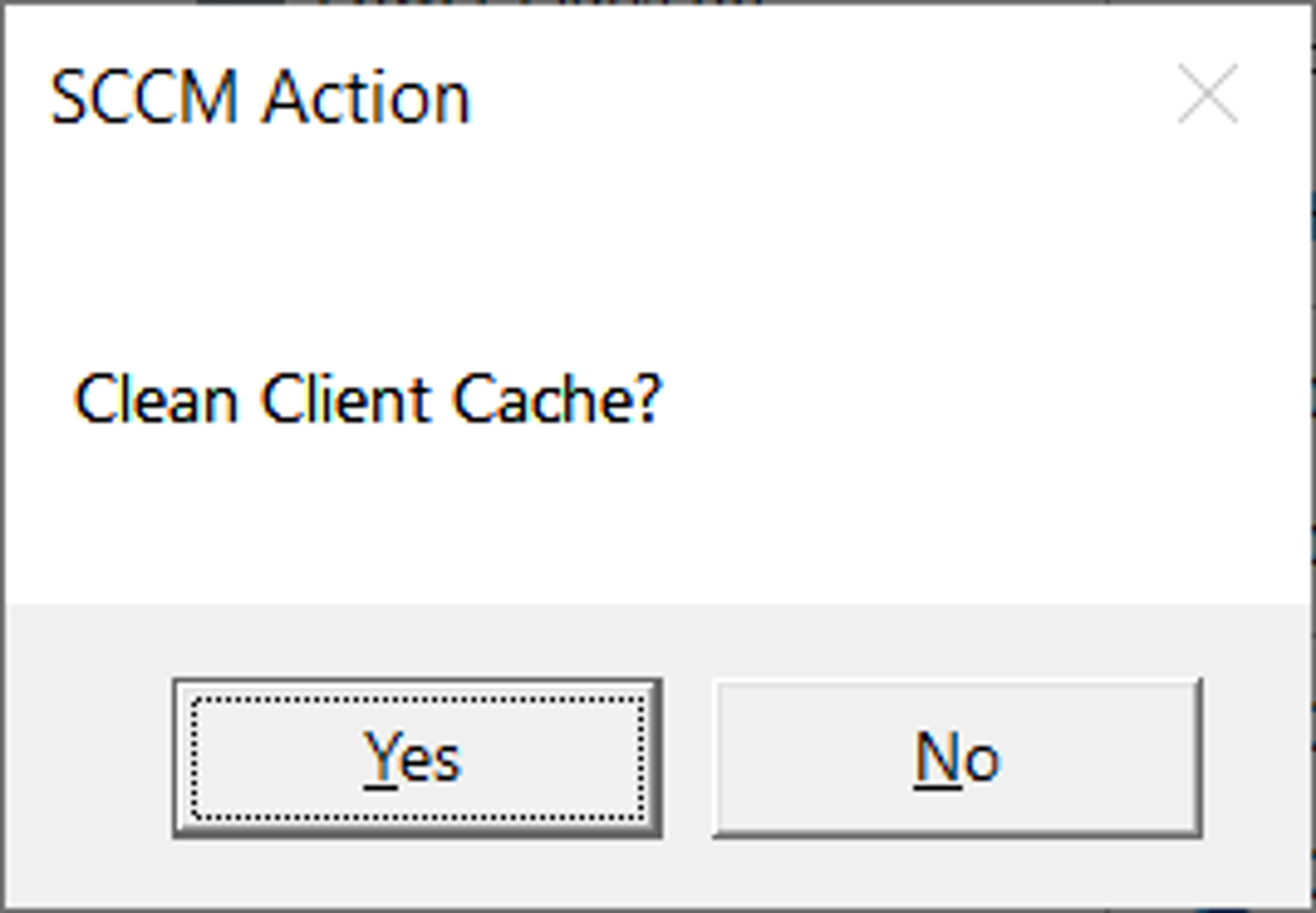 SCCM Clear Client Cache screenshot 3