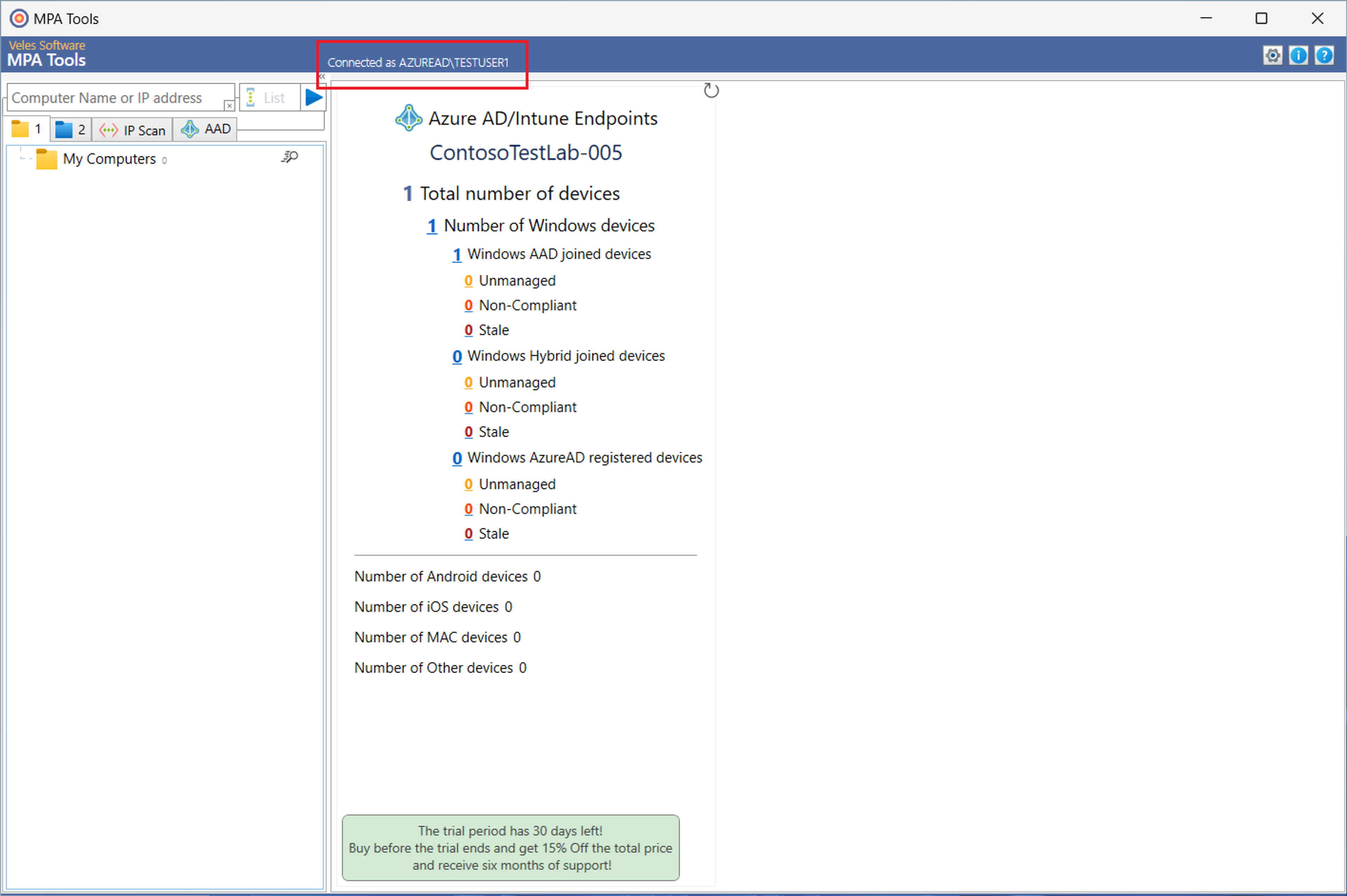Connecting MPA Tools to Azure Tenant screenshot 9