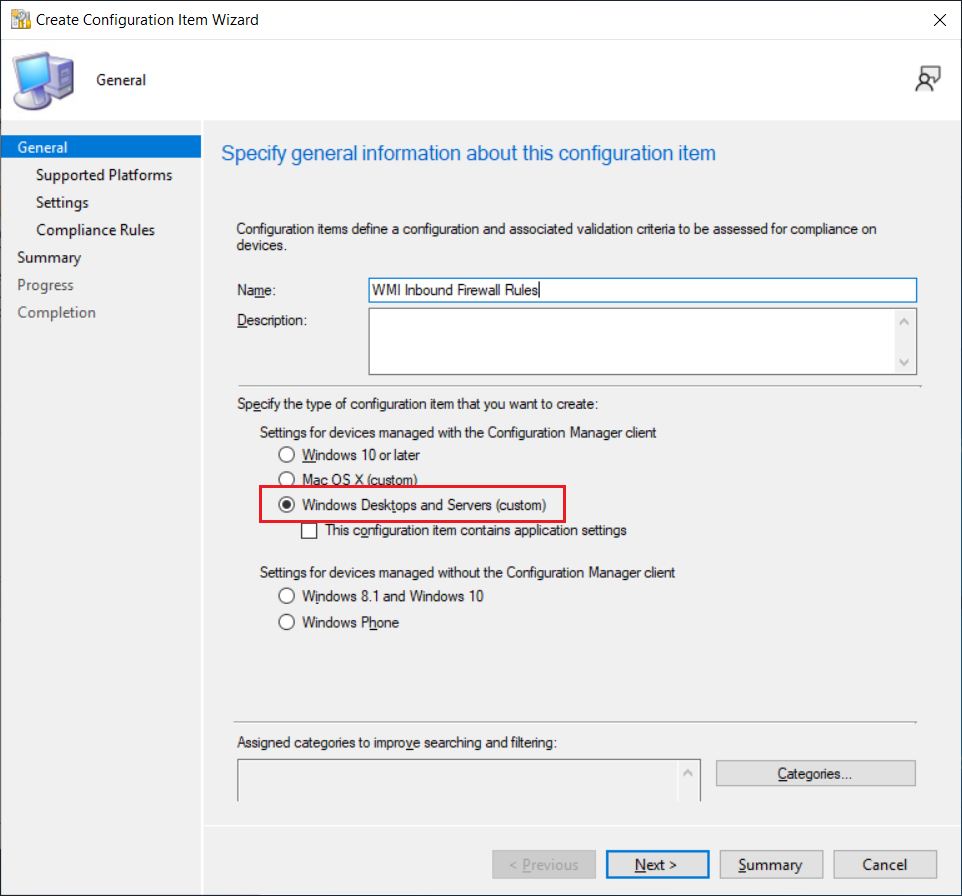 Deploy a SCCM Configuration Baseline screenshot 5