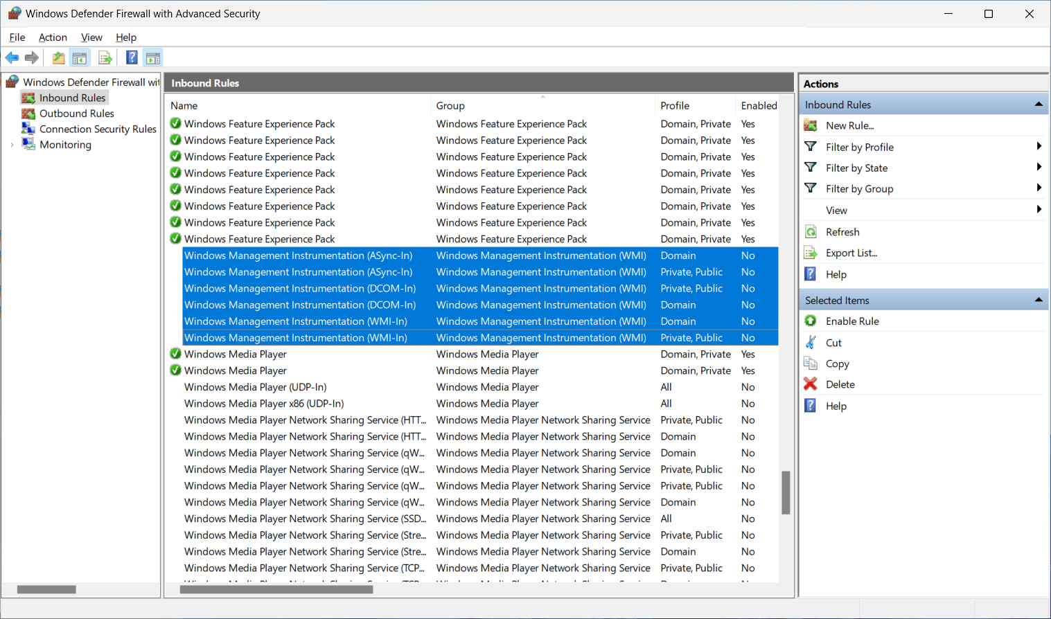 Enable the WMI Firewall Rules for Client Accessibility in MPA Tools screenshot 4