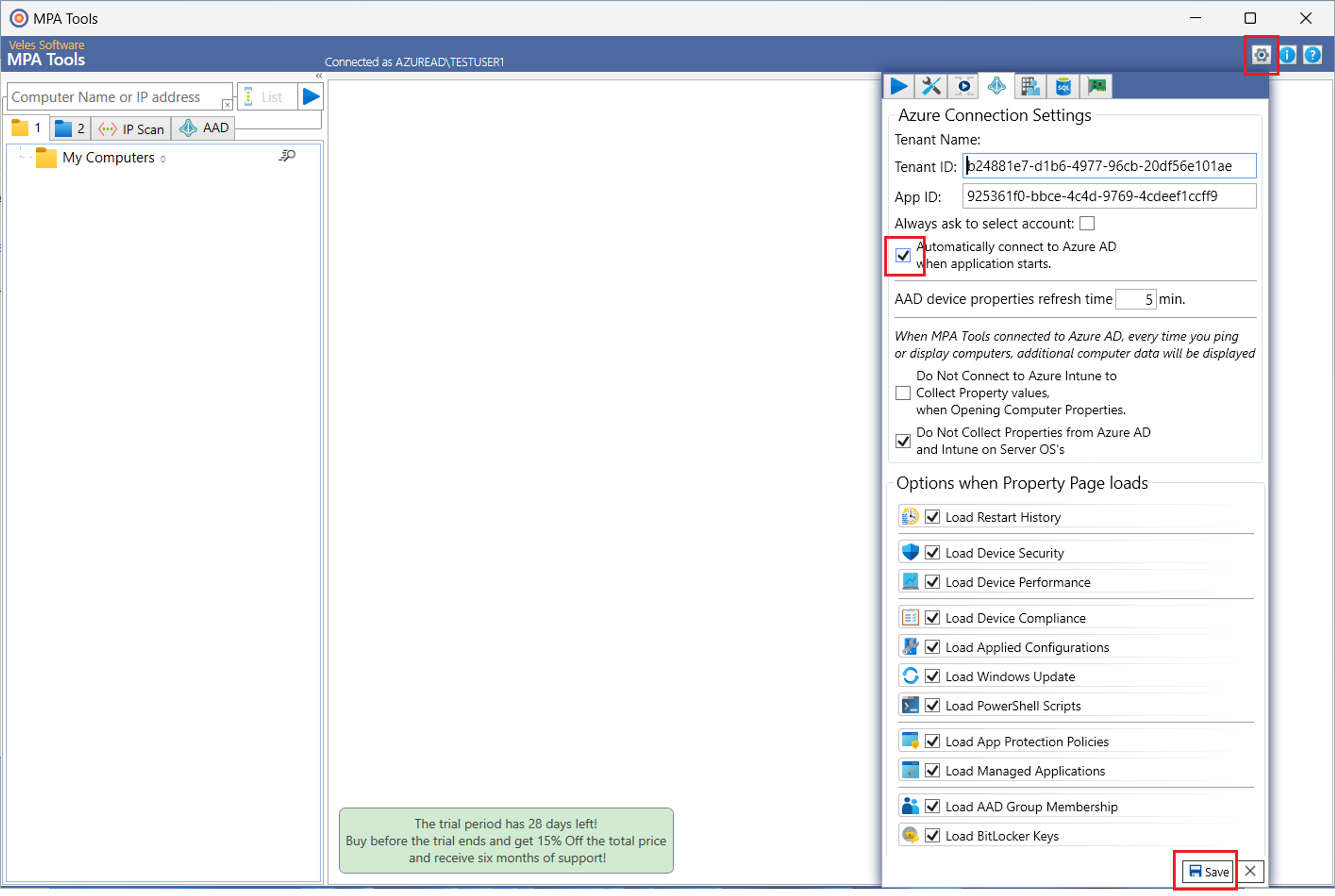 Connecting MPA Tools to Azure Tenant screenshot 16