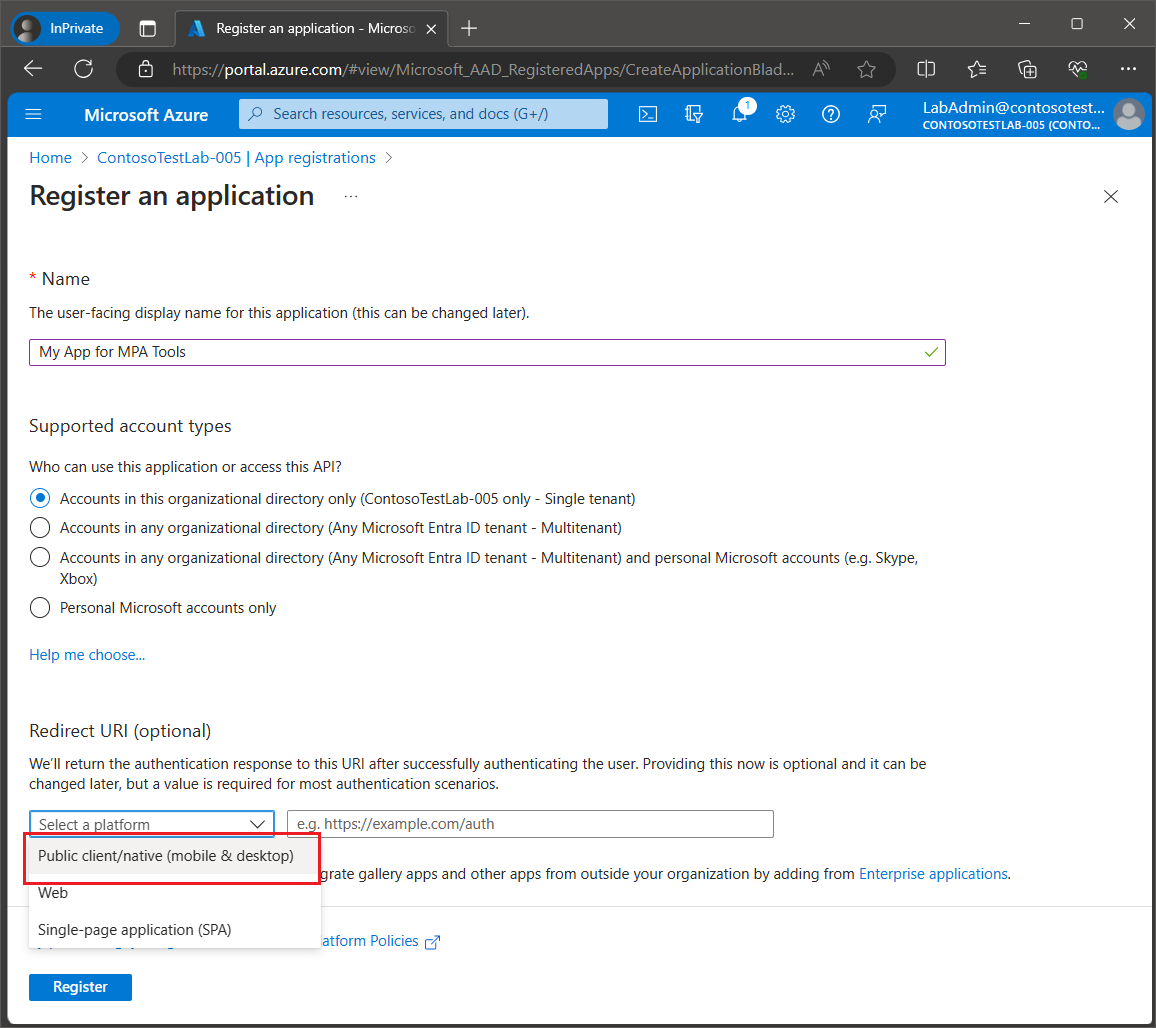 Connecting MPA Tools to Azure Tenant screenshot 20