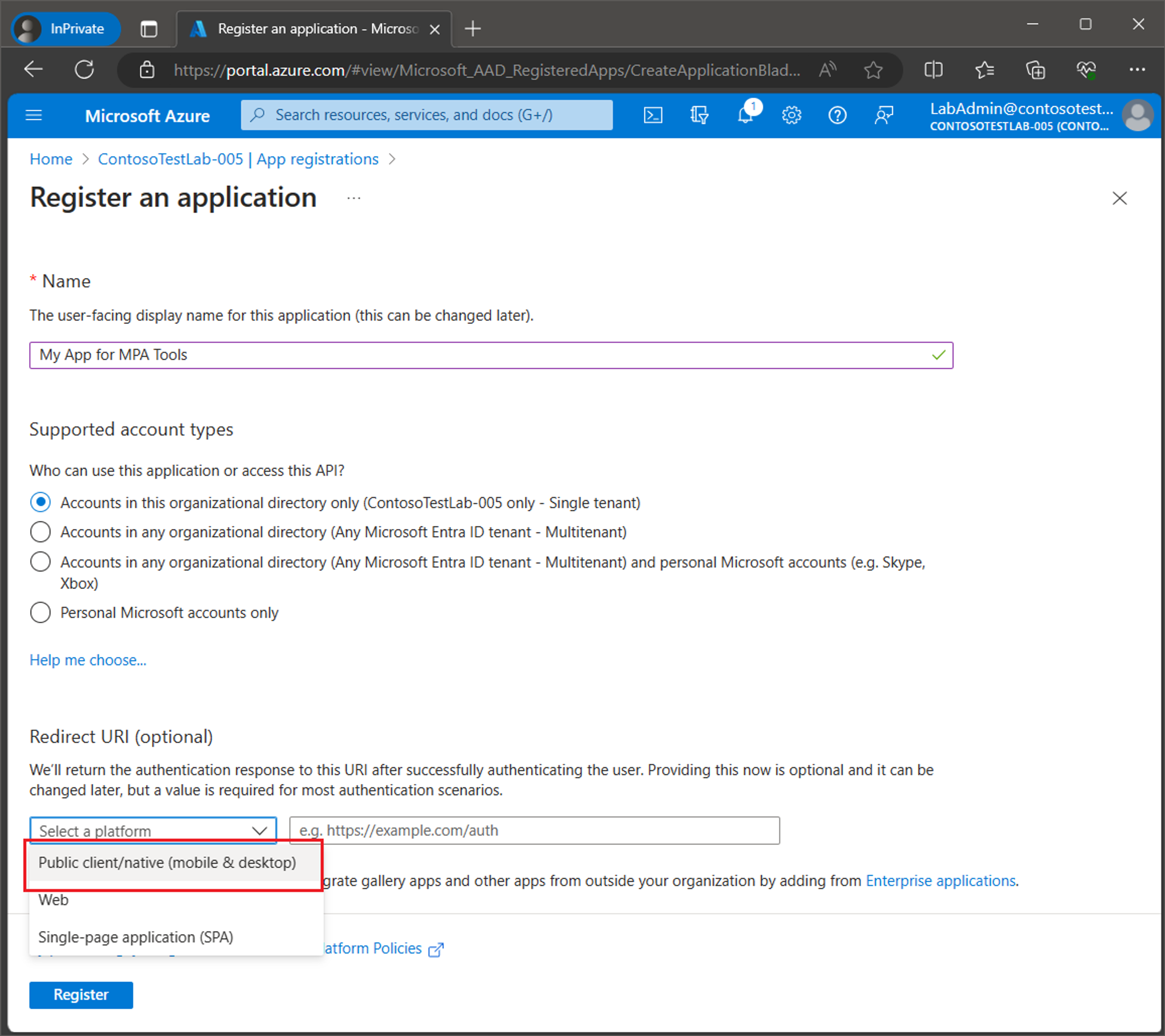 Connecting MPA Tools to Azure Tenant screenshot 20