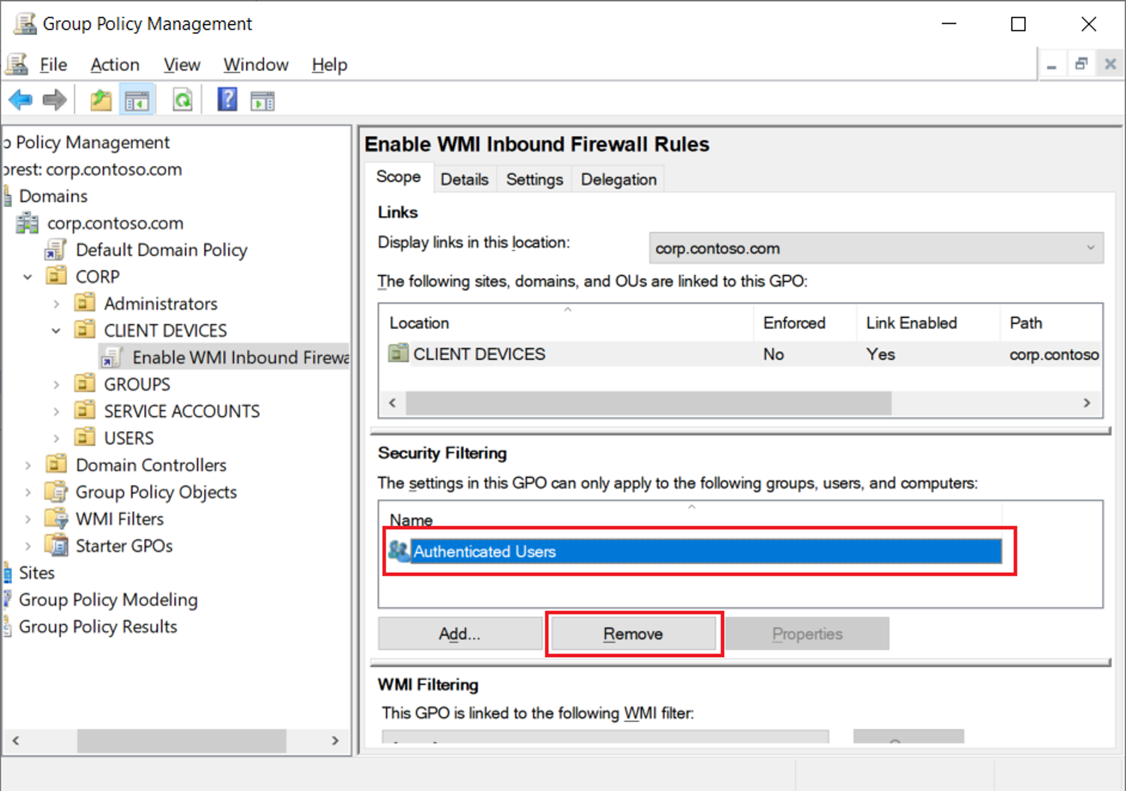 Enable Windows Firewall Rules with Group Policy screenshot 8