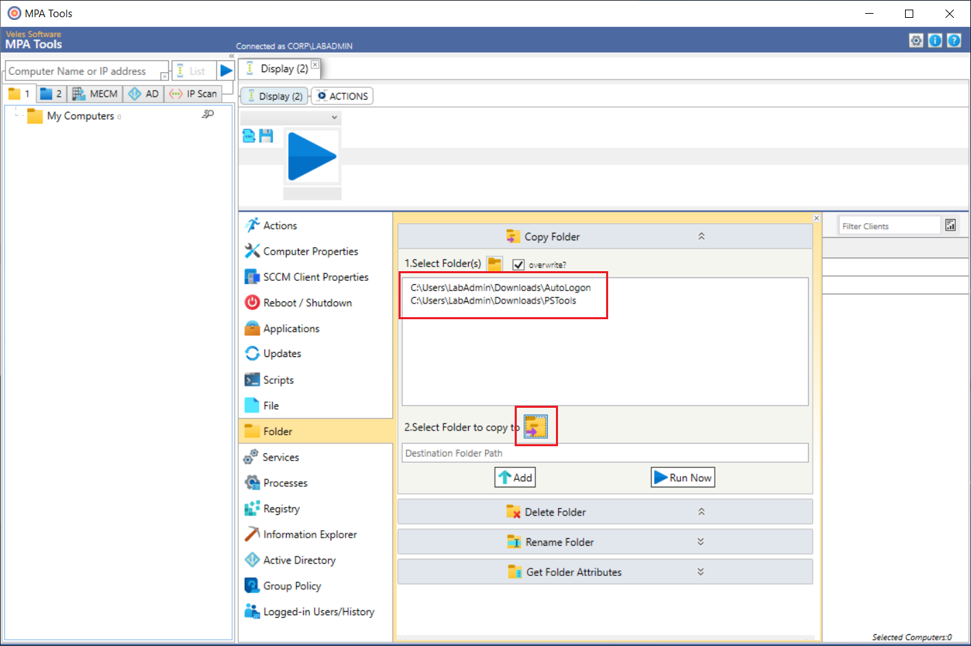 Deploy Kiosk mode and Autologon with MPA Tools screenshot 2