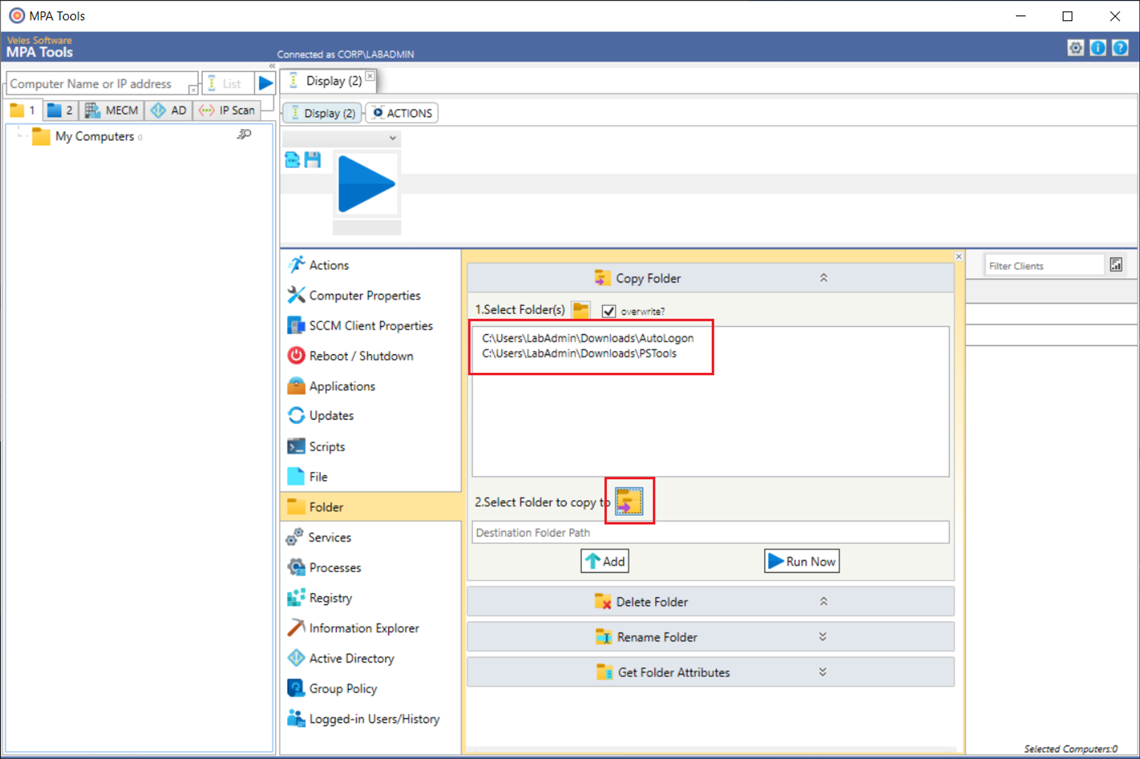 Deploy Kiosk mode and Autologon with MPA Tools screenshot 2
