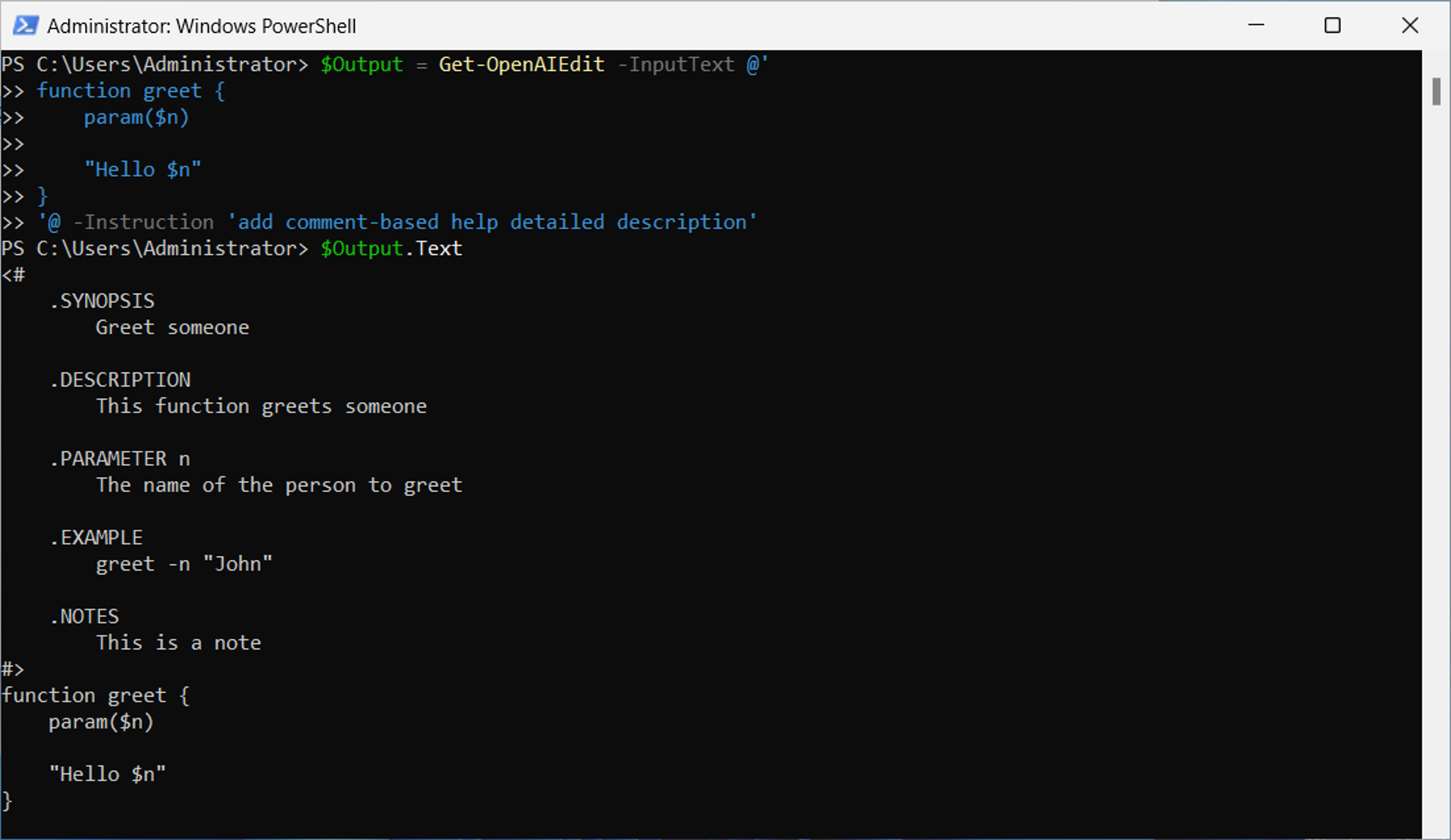 How to Use the PowerShell AI Module screenshot 36