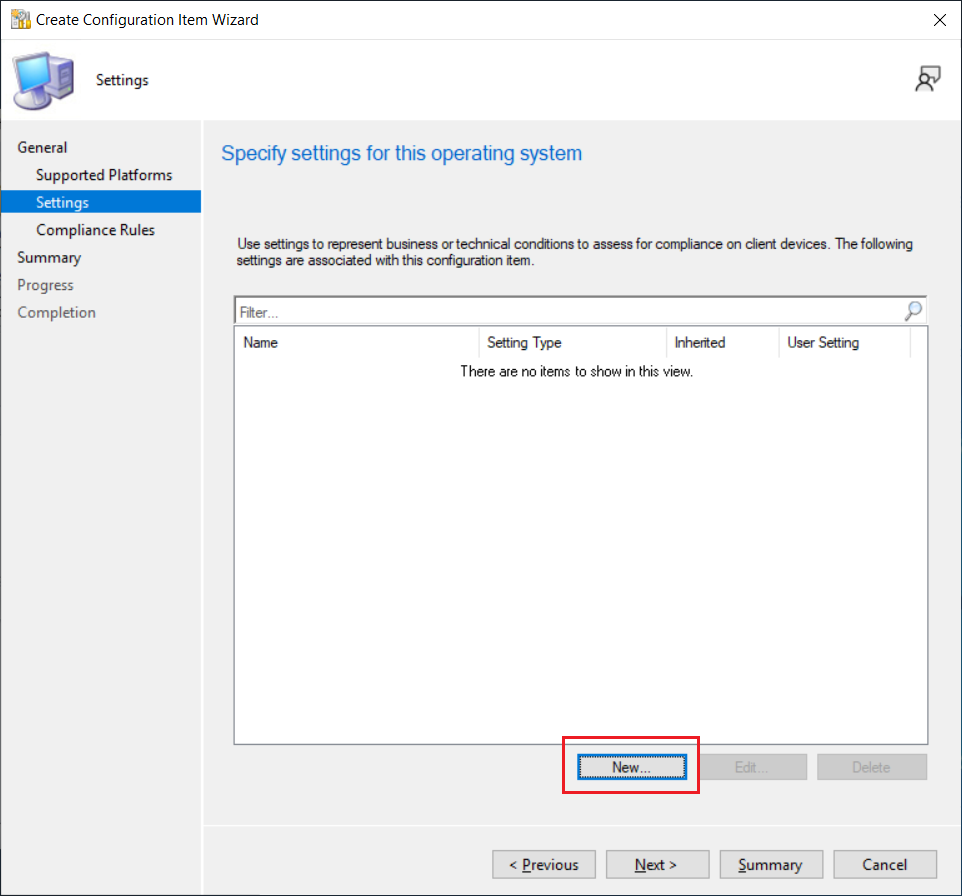 Deploy a SCCM Configuration Baseline screenshot 7