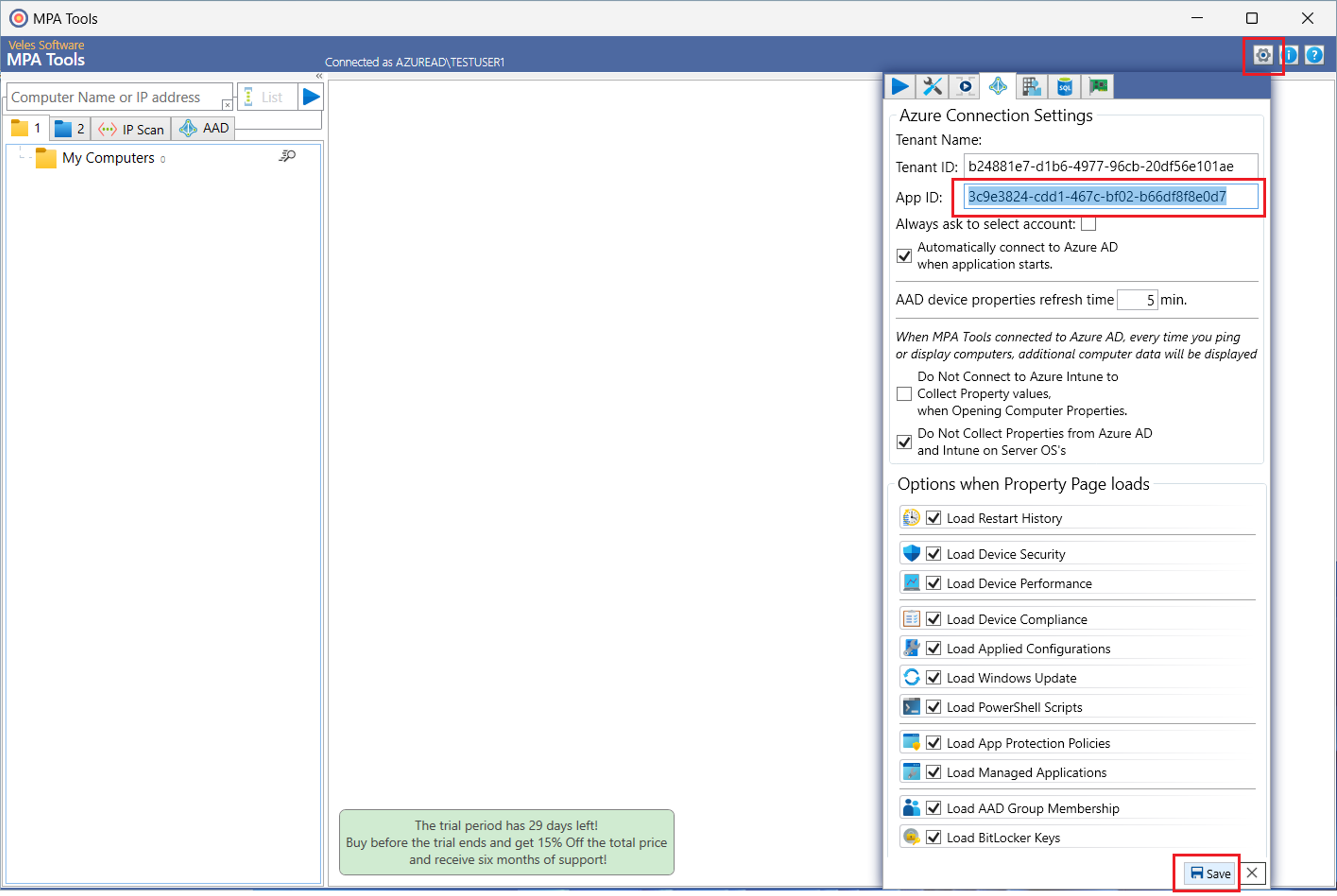 Connecting MPA Tools to Azure Tenant screenshot 53