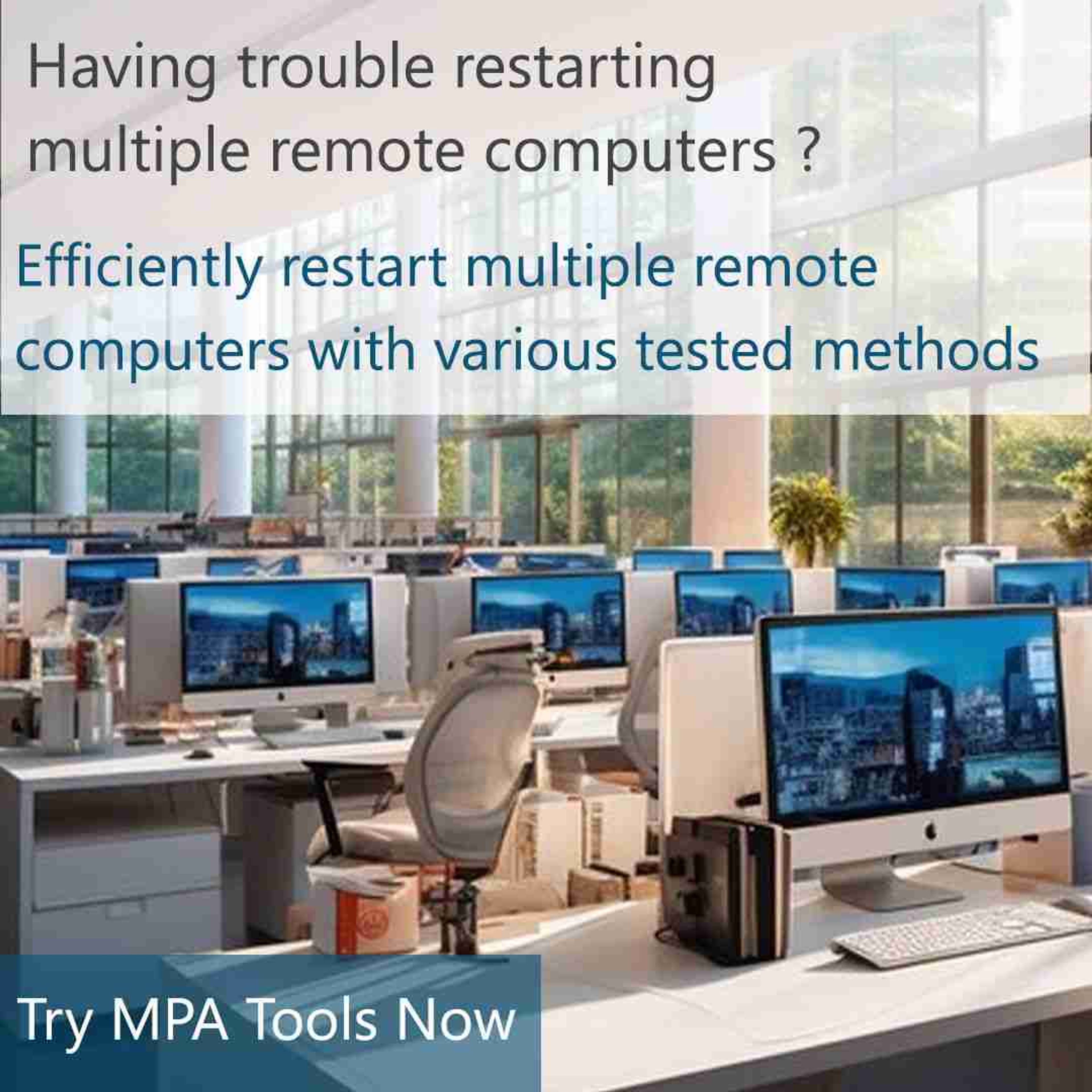 Restart Multiple Remote Computers
