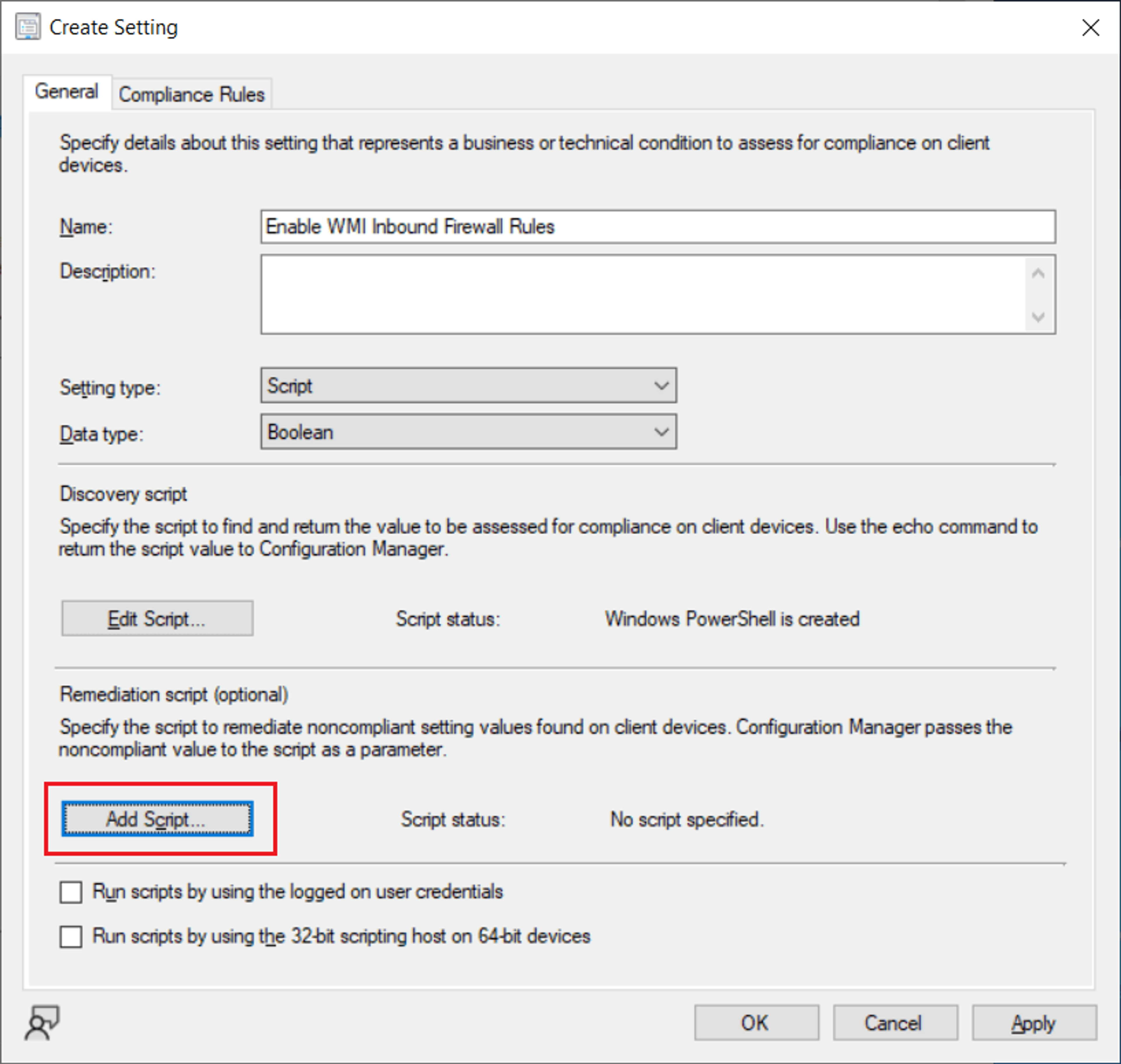 Deploy a SCCM Configuration Baseline screenshot 10