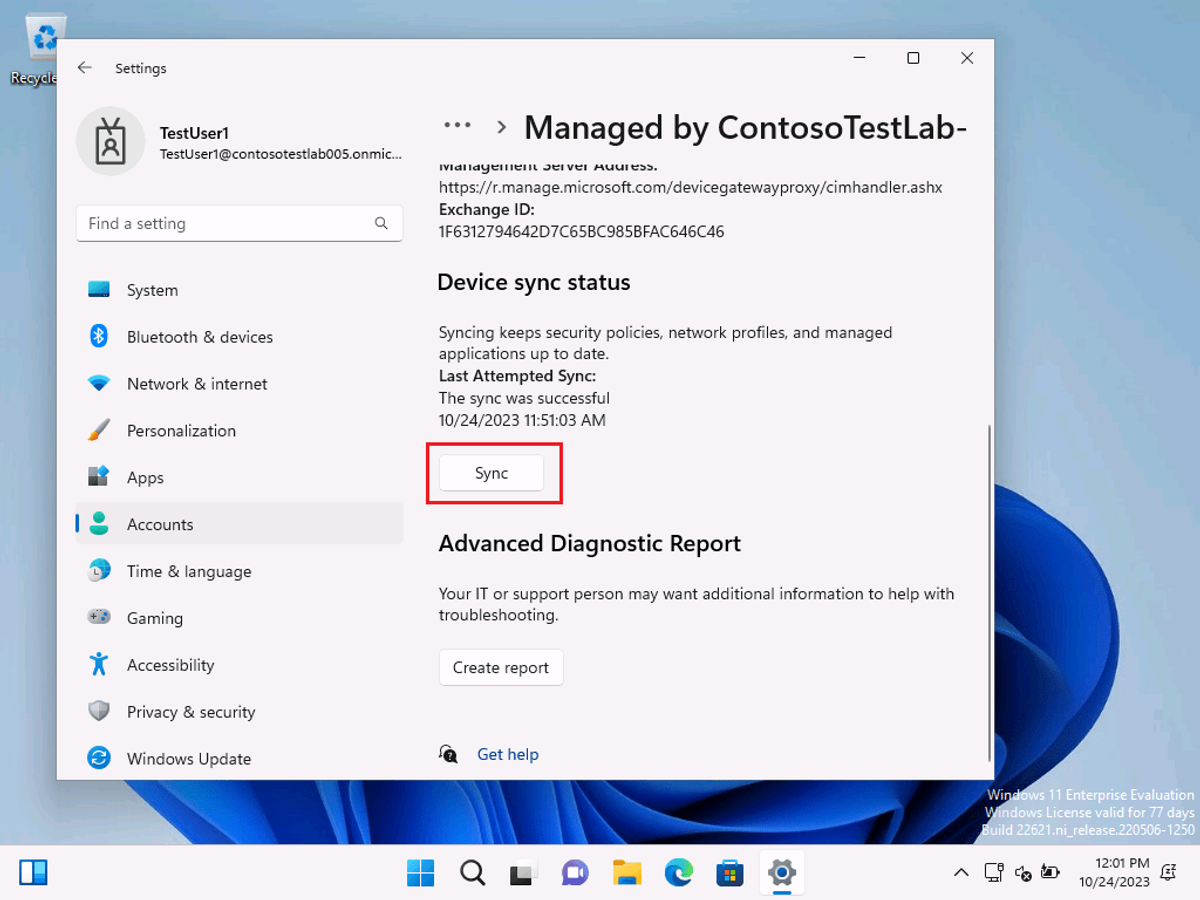 Deploy a remediation script using Intune