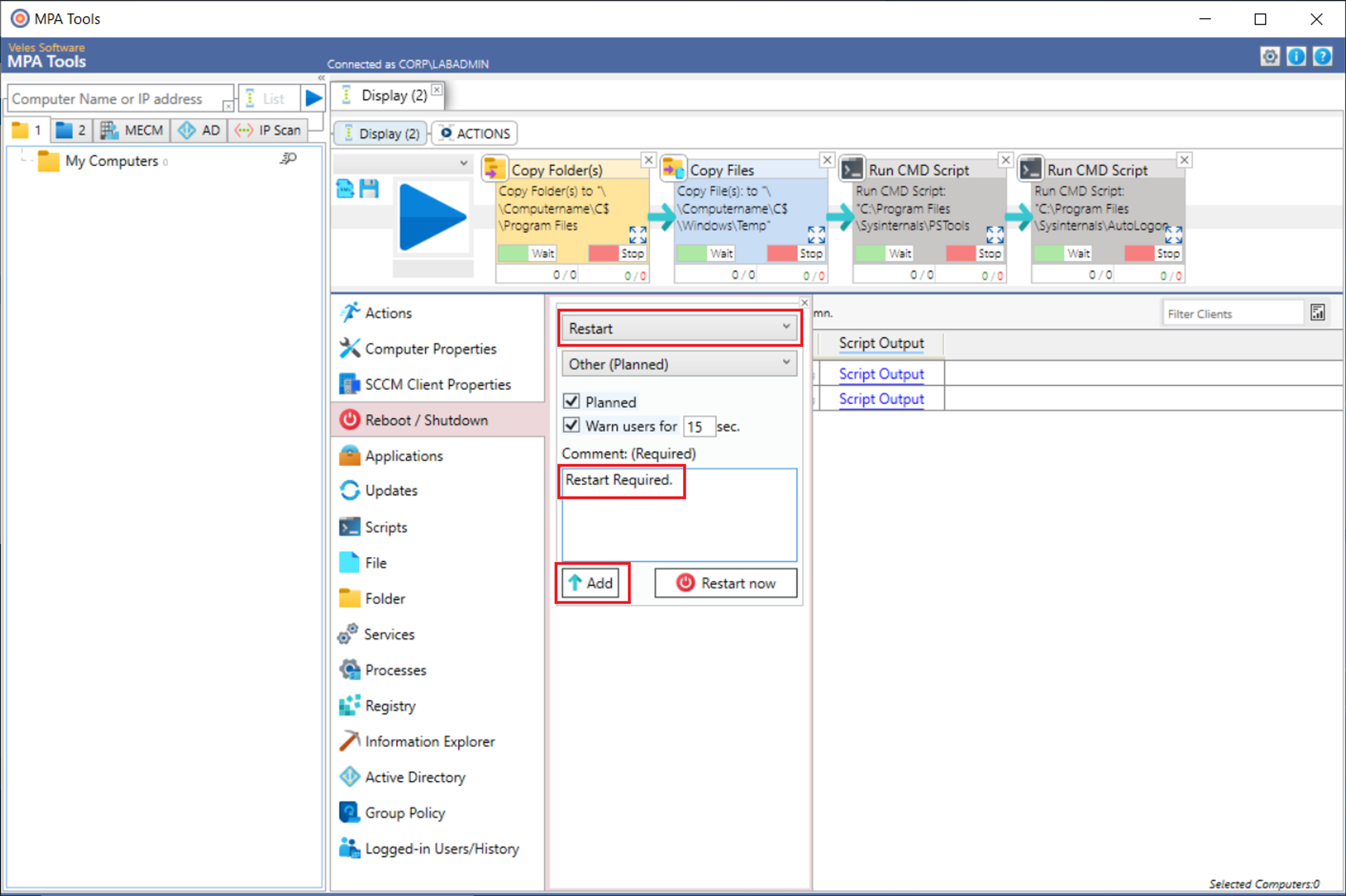 Deploy Kiosk mode and Autologon with MPA Tools screenshot 14
