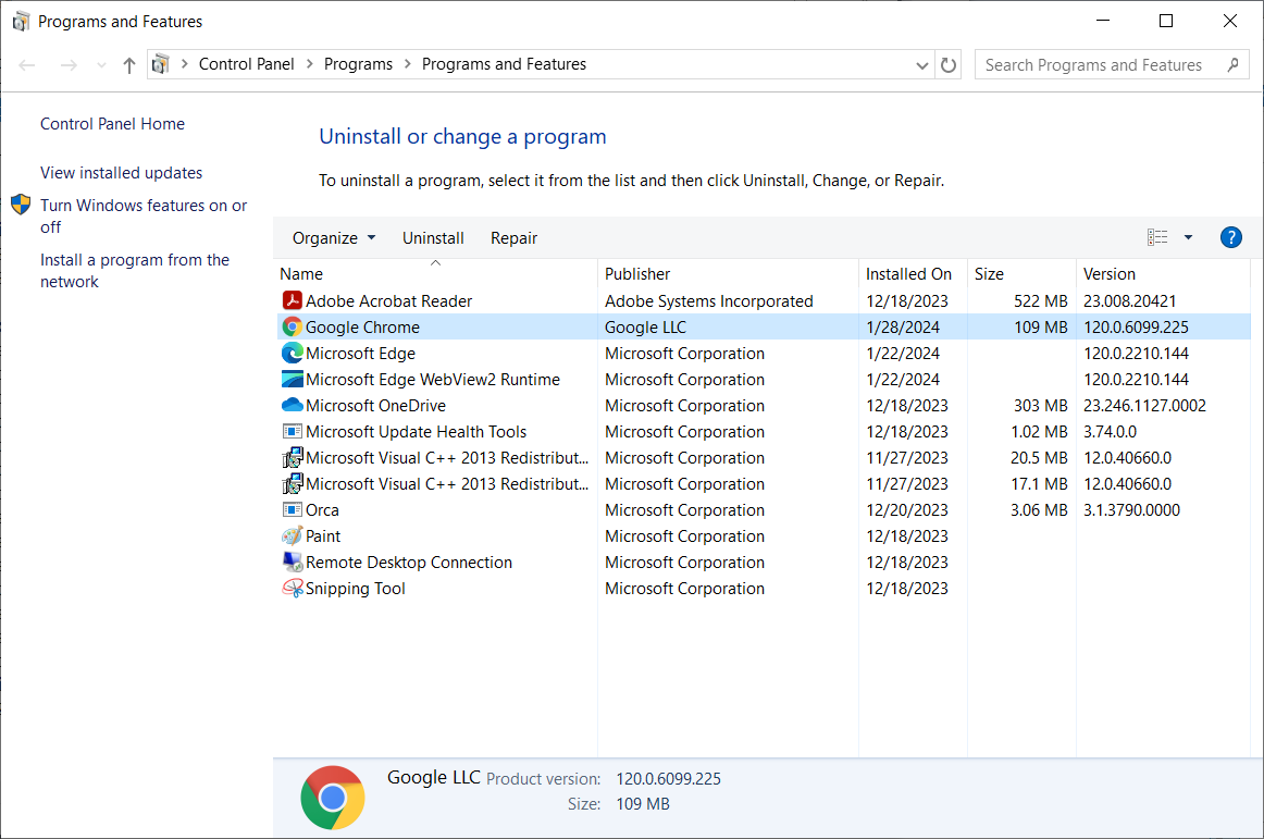 Improve your Google Chrome update success rates screenshot 11
