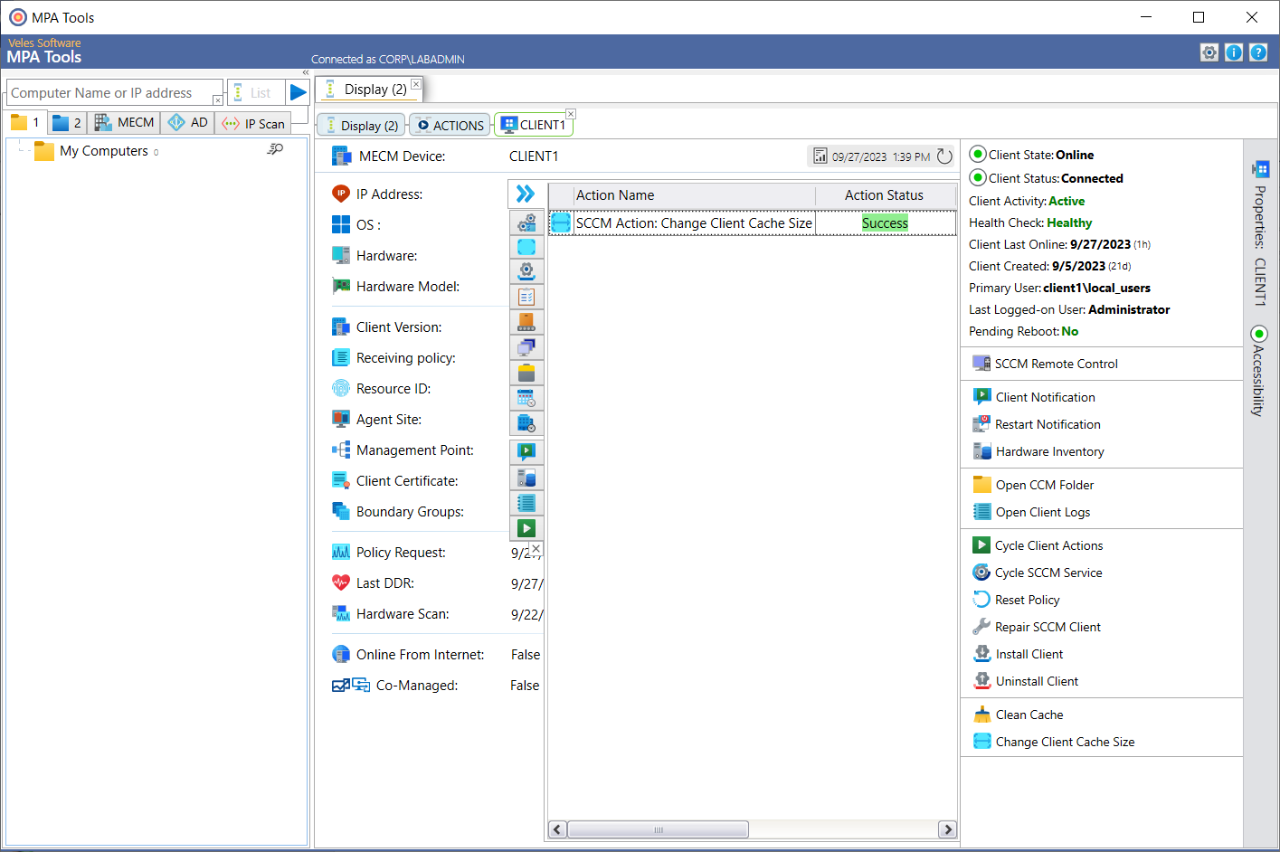SCCM Client Cache Size screenshot 8