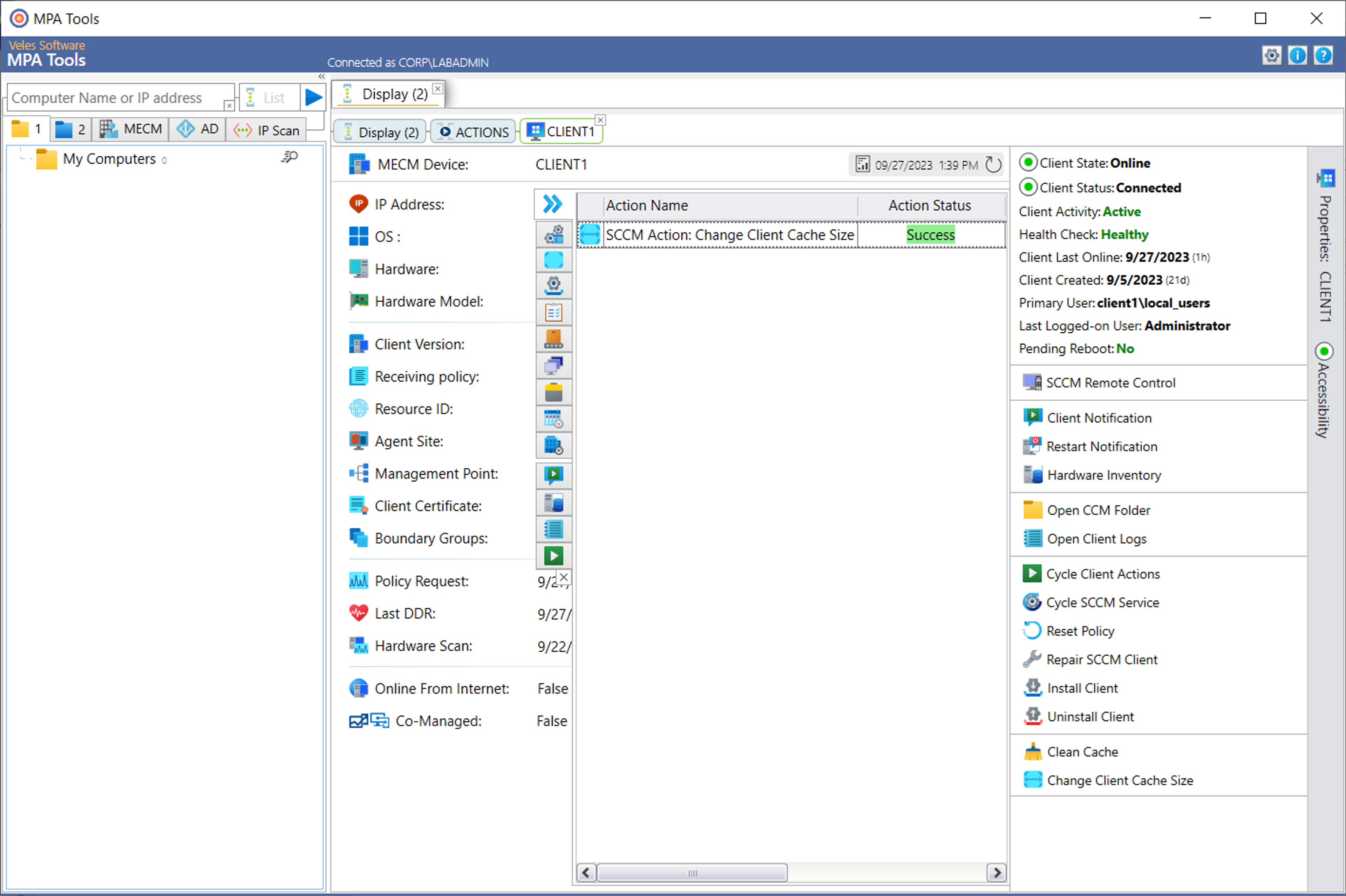 SCCM Client Cache Size screenshot 8