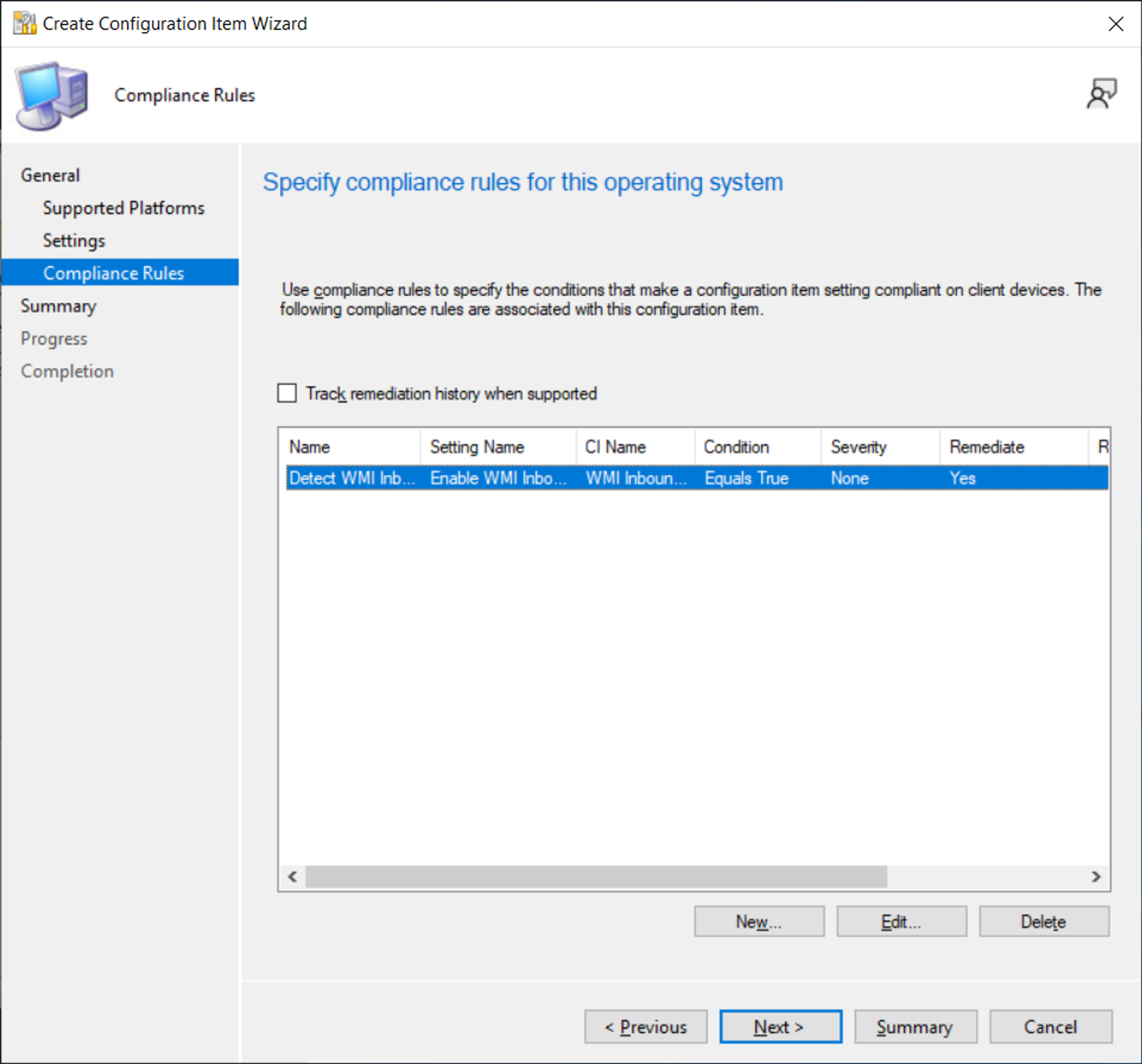 Deploy a SCCM Configuration Baseline screenshot 18