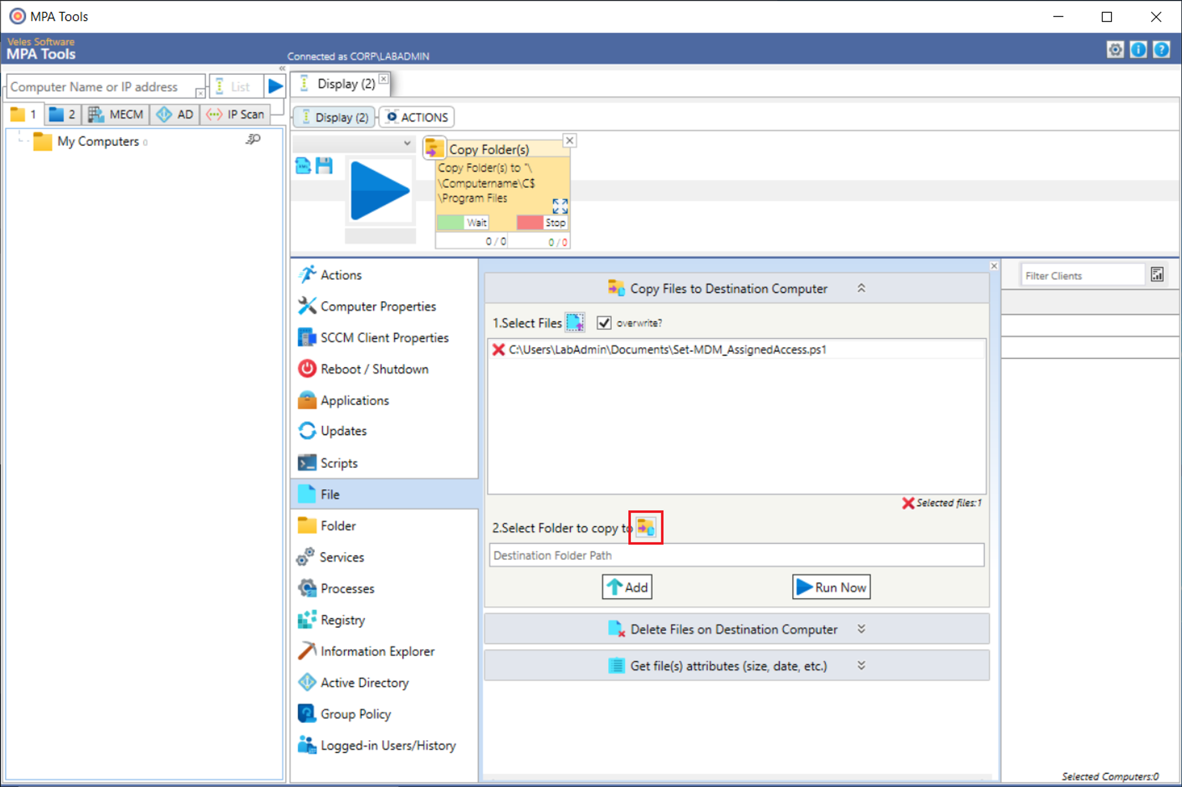 Deploy Kiosk mode and Autologon with MPA Tools screenshot 8