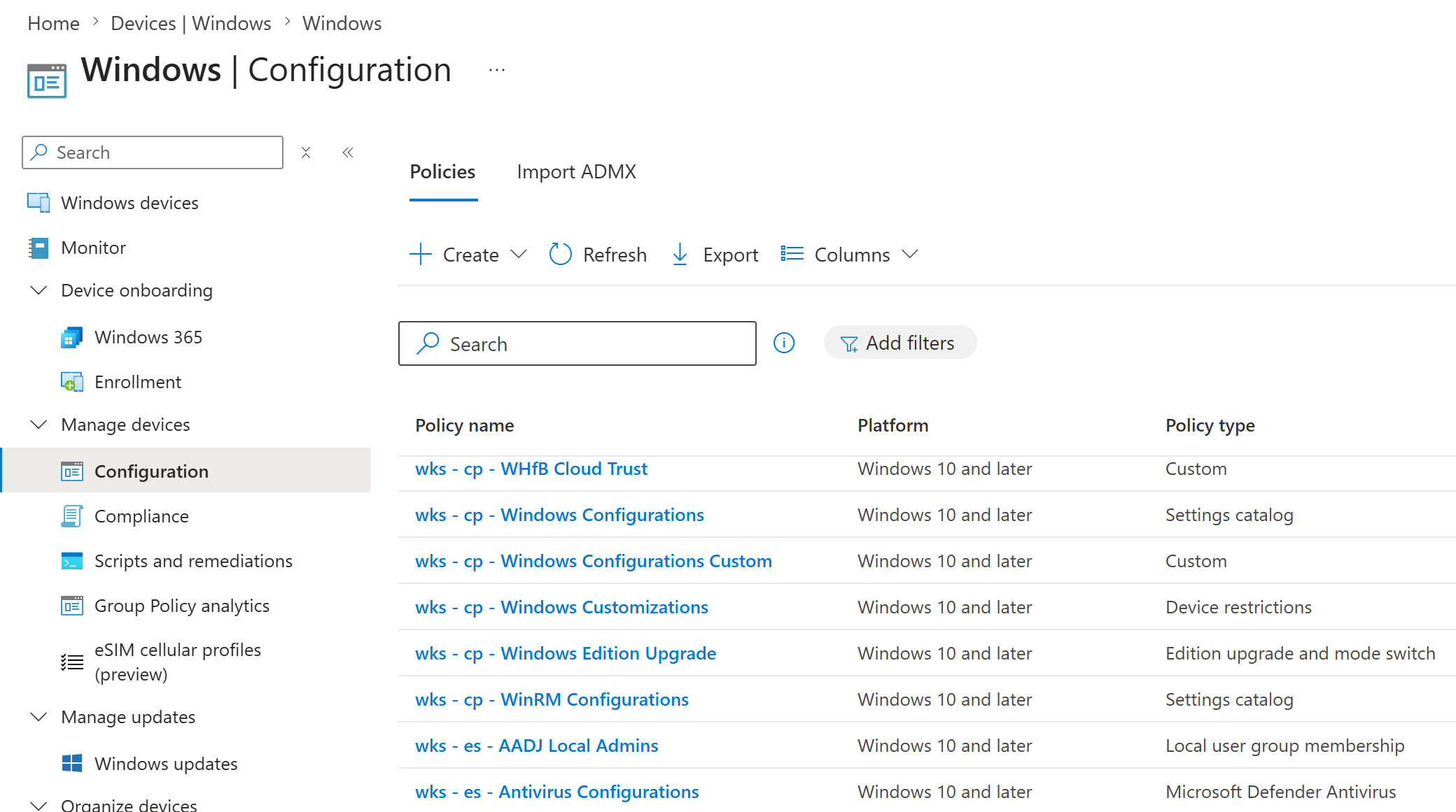 Windows device management planning session for patching and remediation cadence