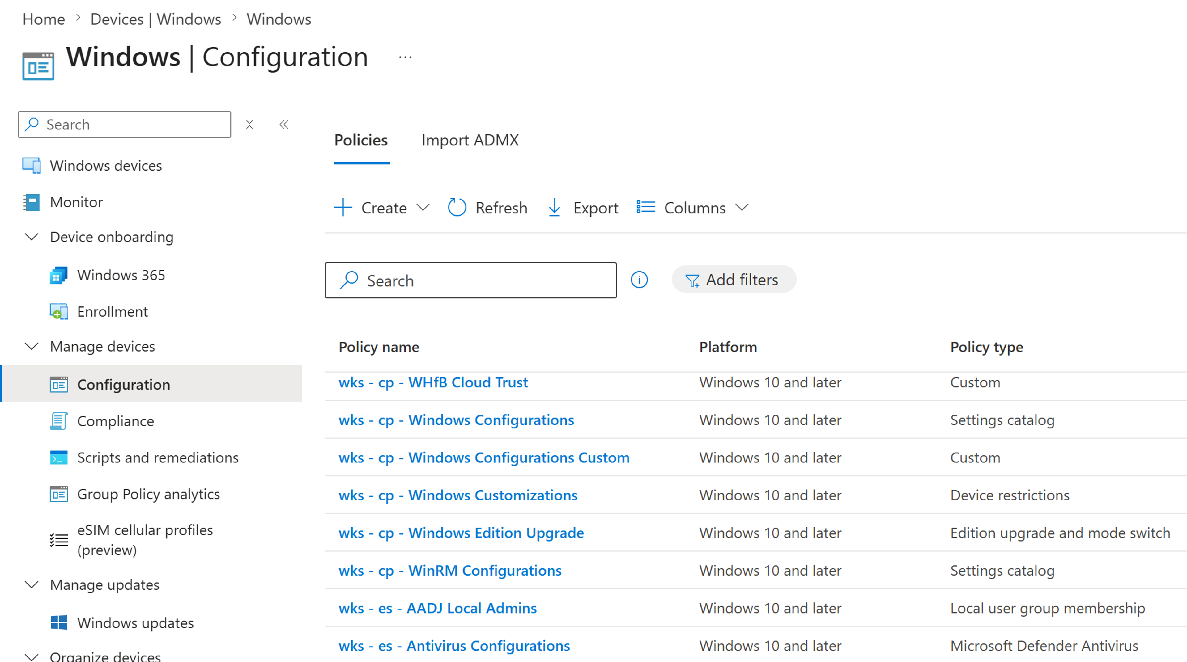 Windows device management planning session for patching and remediation cadence