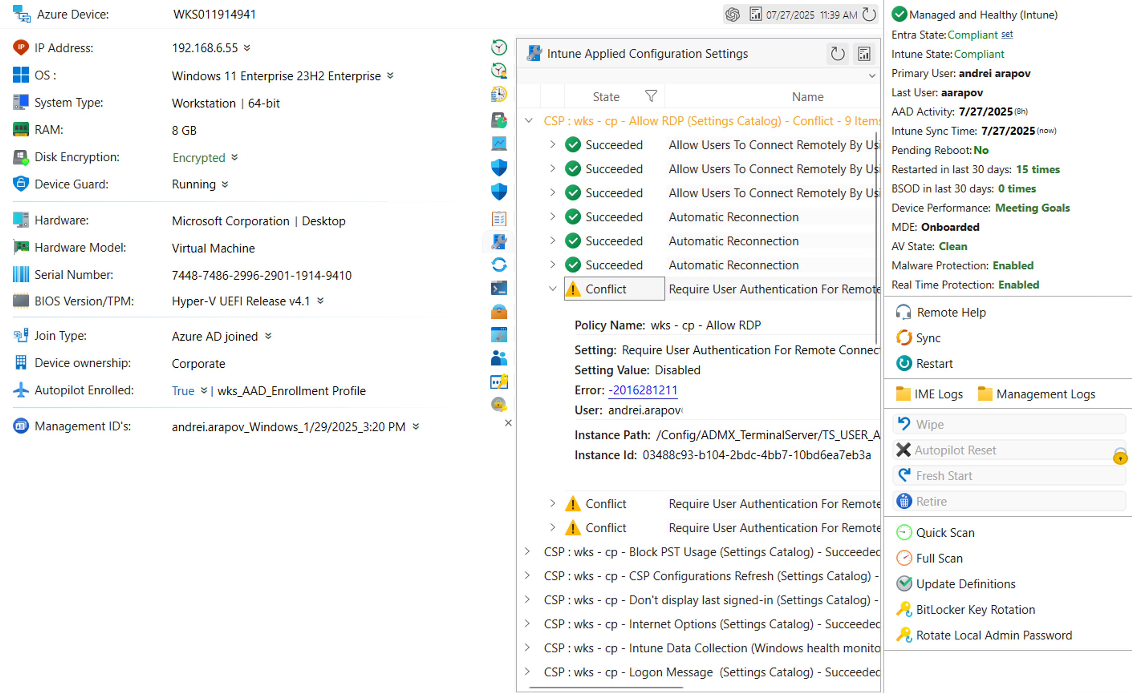IT administrator visual from the production MPA Tools page